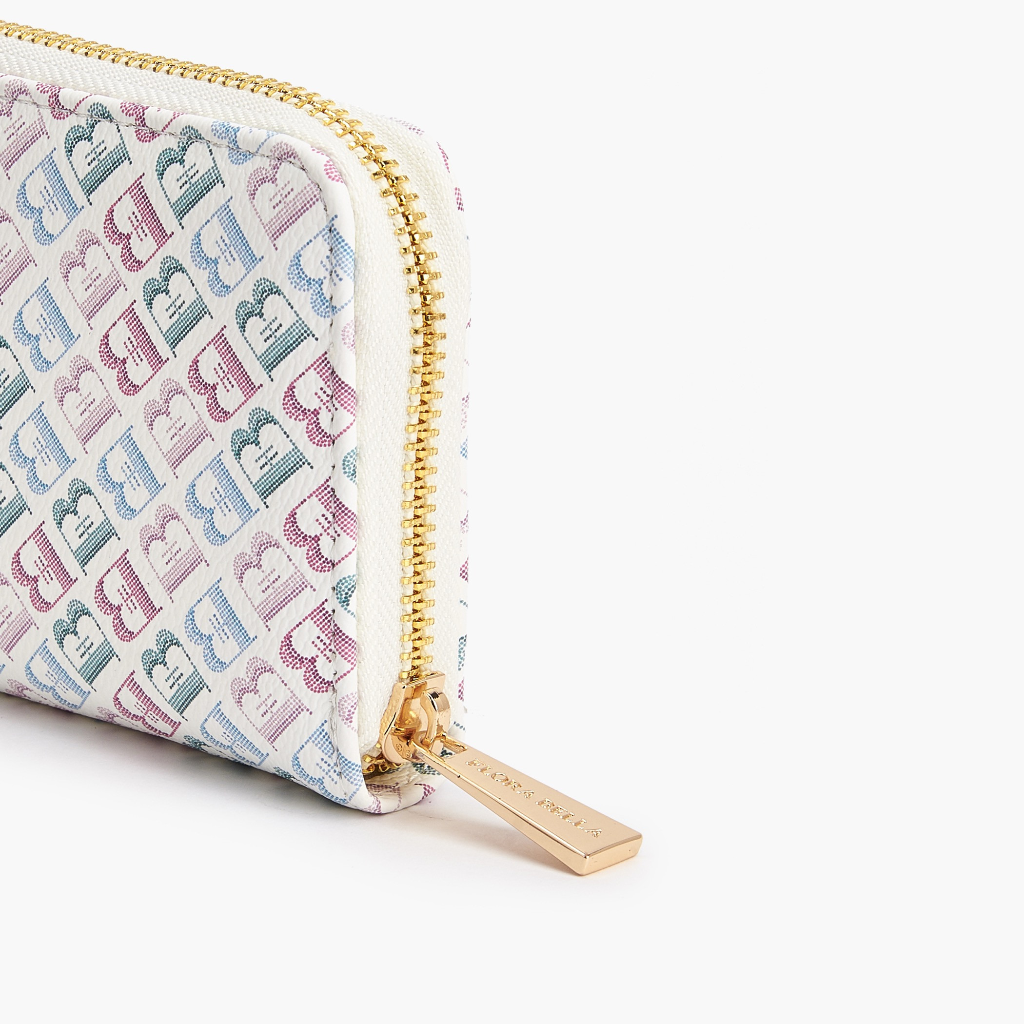 محفظة بطبعات مونوجرام وأزهار وسحاب من فلورا بيلا-women-bagsandwallets-wallets-image-4