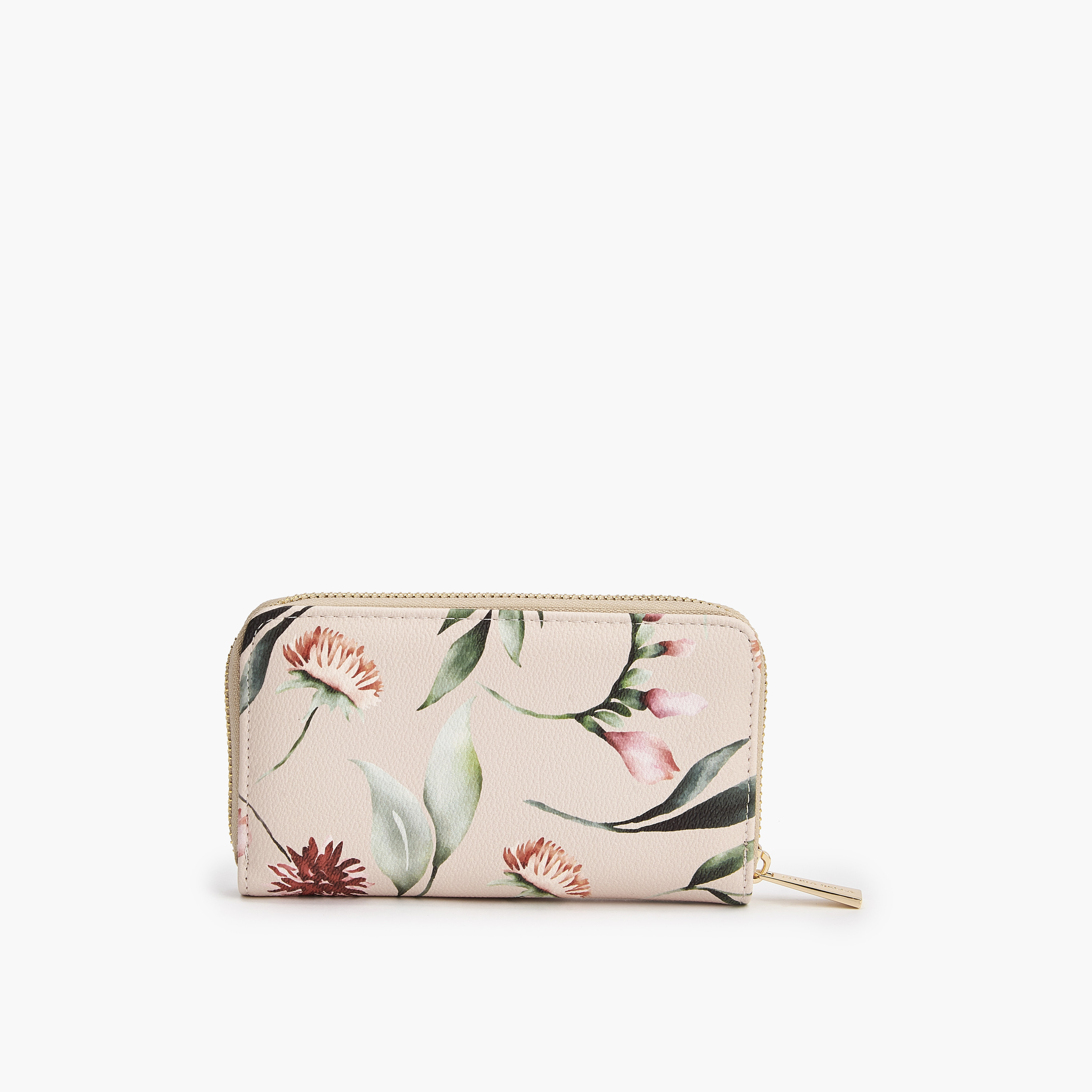 محفظة بنقشة زهور وبسحاب دائري من فلورا بيلا-women-bagsandwallets-wallets-image-3