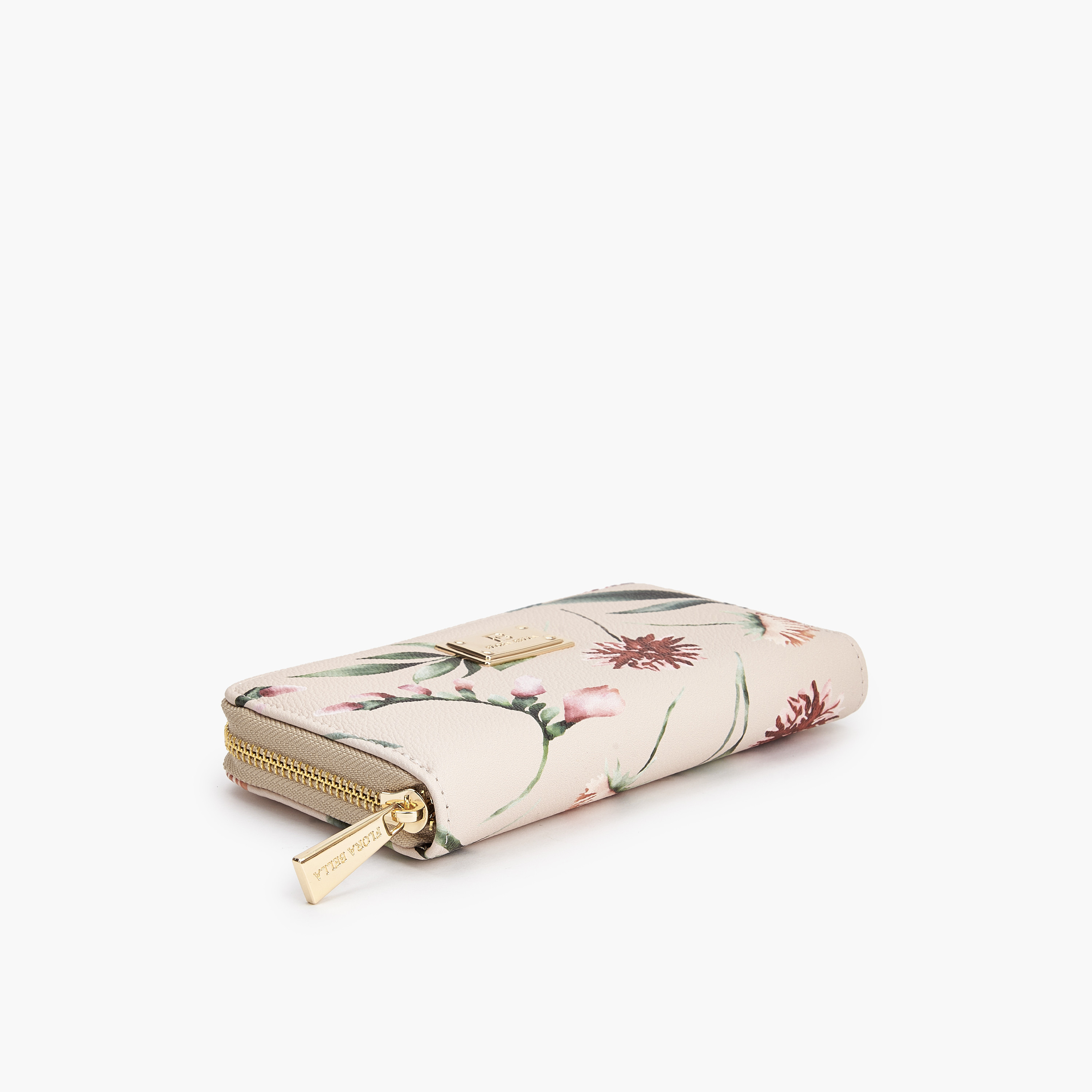 محفظة بنقشة زهور وبسحاب دائري من فلورا بيلا-women-bagsandwallets-wallets-image-5