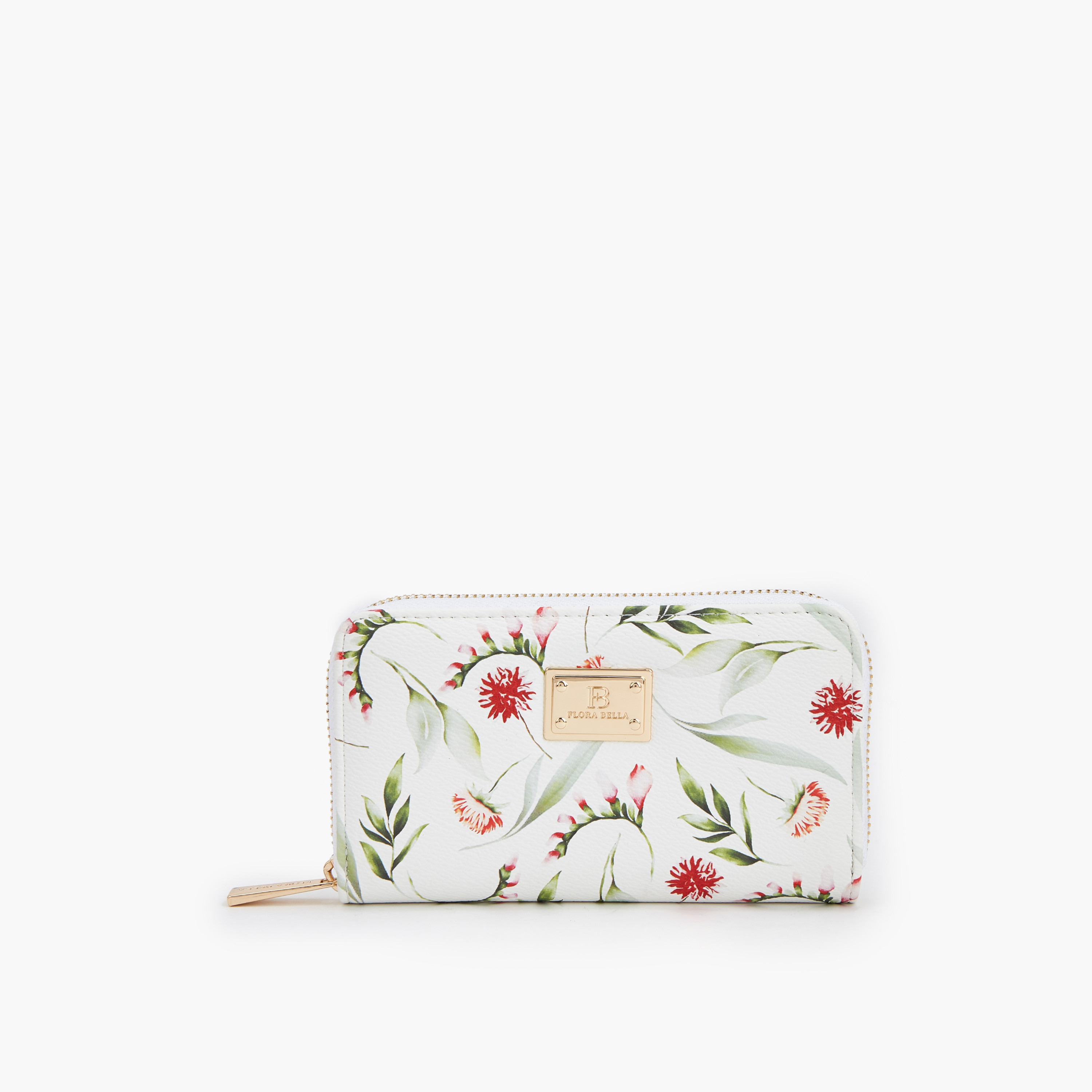 محفظة بطبعات وسحاب إغلاق من فلورا بيلا-women-bagsandwallets-wallets-image-1
