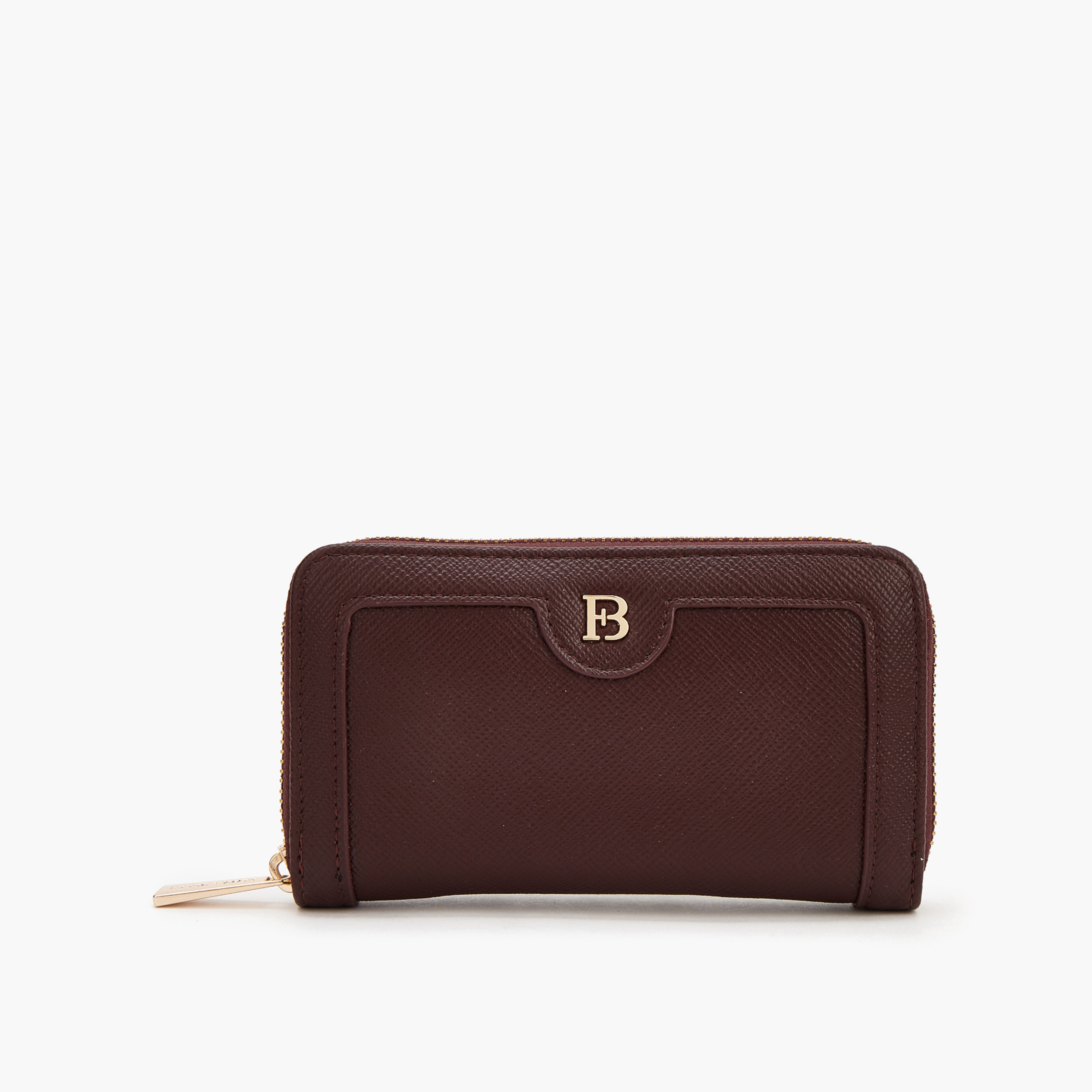 محفظة بارزة الملمس بسحاب من فلورا بيلا-women-bagsandwallets-wallets-image-1