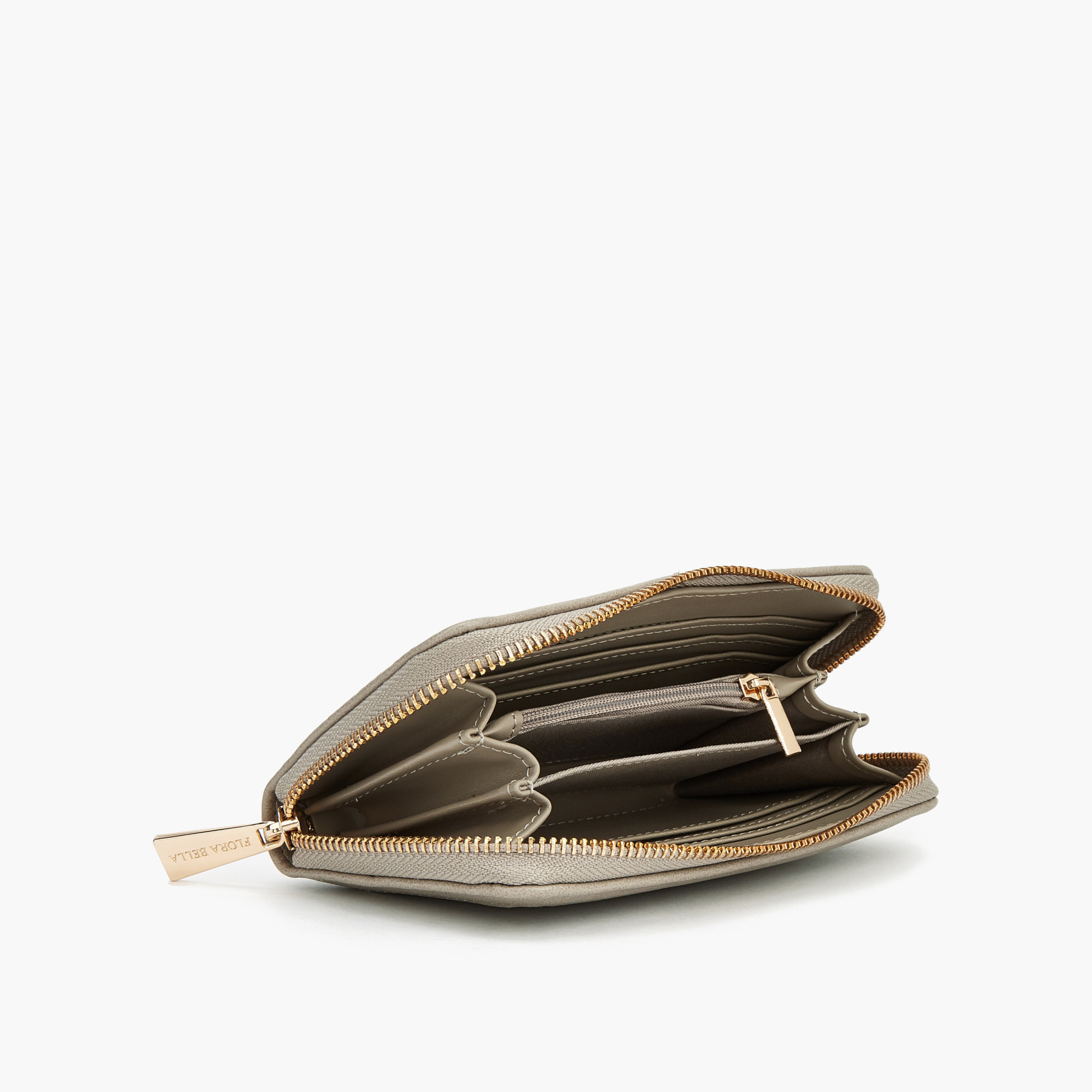 محفظة بارزة الملمس بسحاب من فلورا بيلا-women-bagsandwallets-wallets-image-6