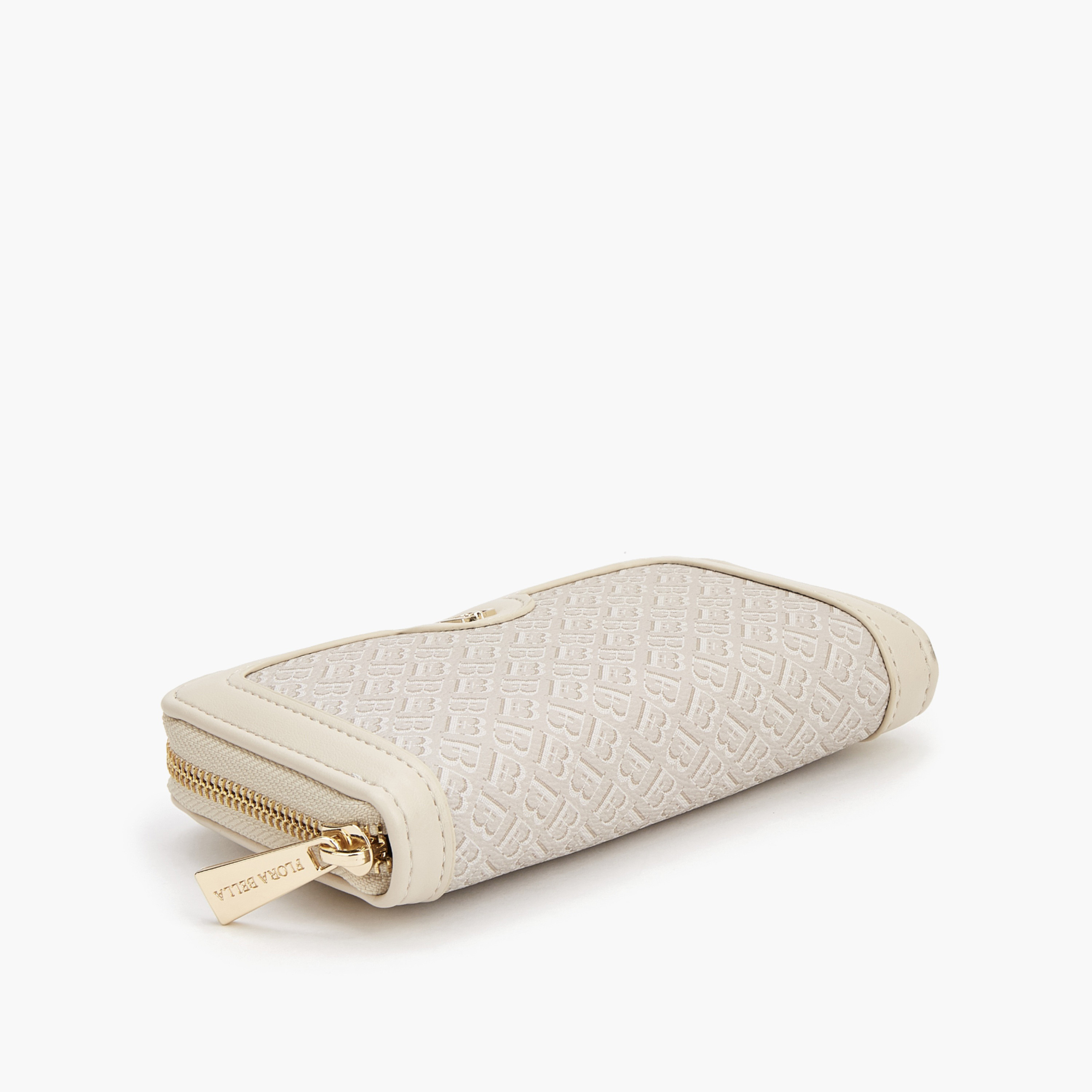 محفظة بسحاب وطبعات مونوجرام من فلورا بيلا-women-bagsandwallets-wallets-image-4