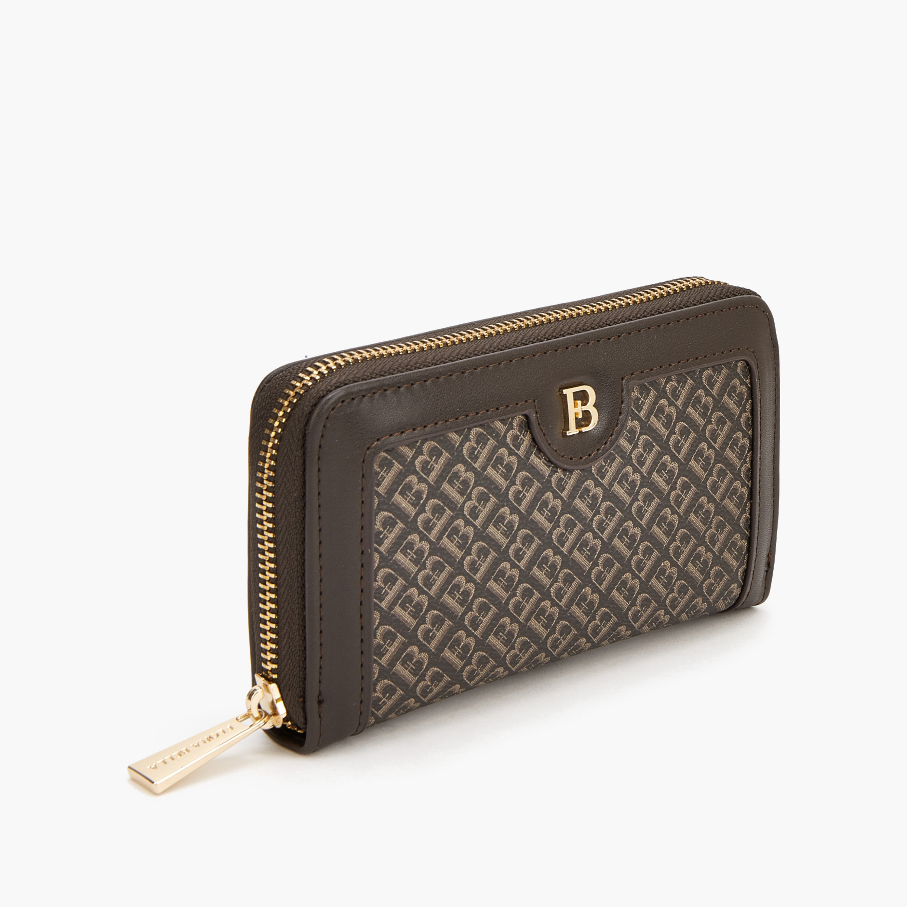 محفظة بسحاب وطبعات مونوجرام من فلورا بيلا-women-bagsandwallets-wallets-image-3