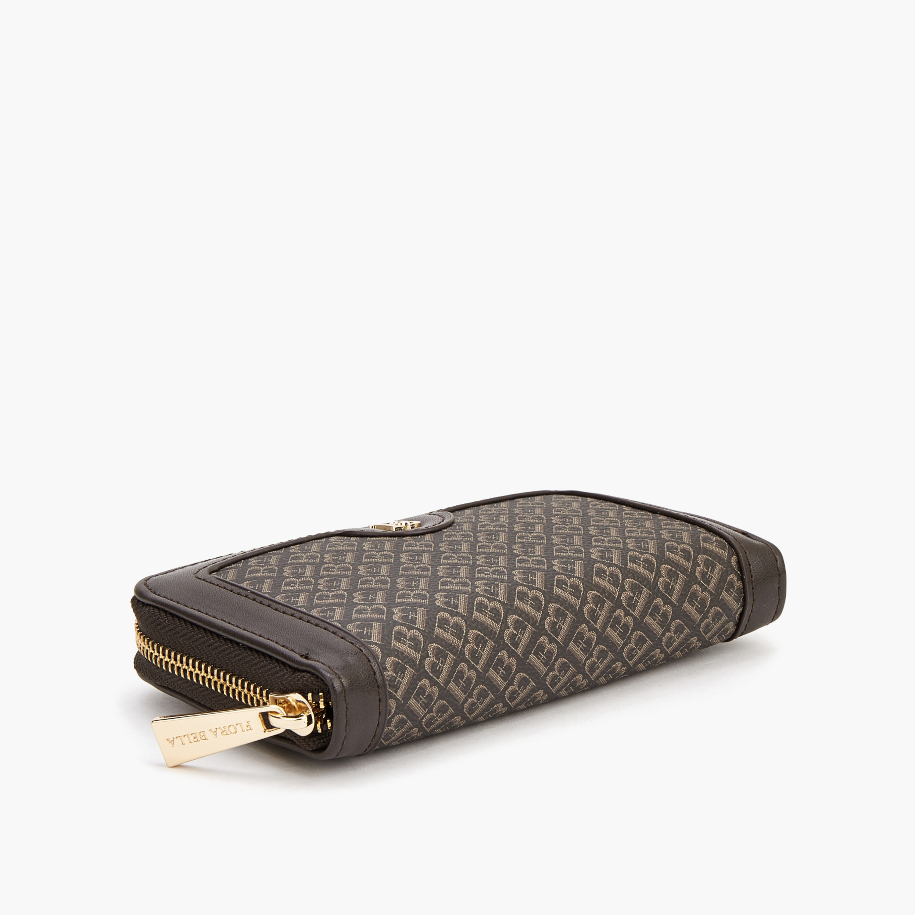 محفظة بسحاب وطبعات مونوجرام من فلورا بيلا-women-bagsandwallets-wallets-image-4