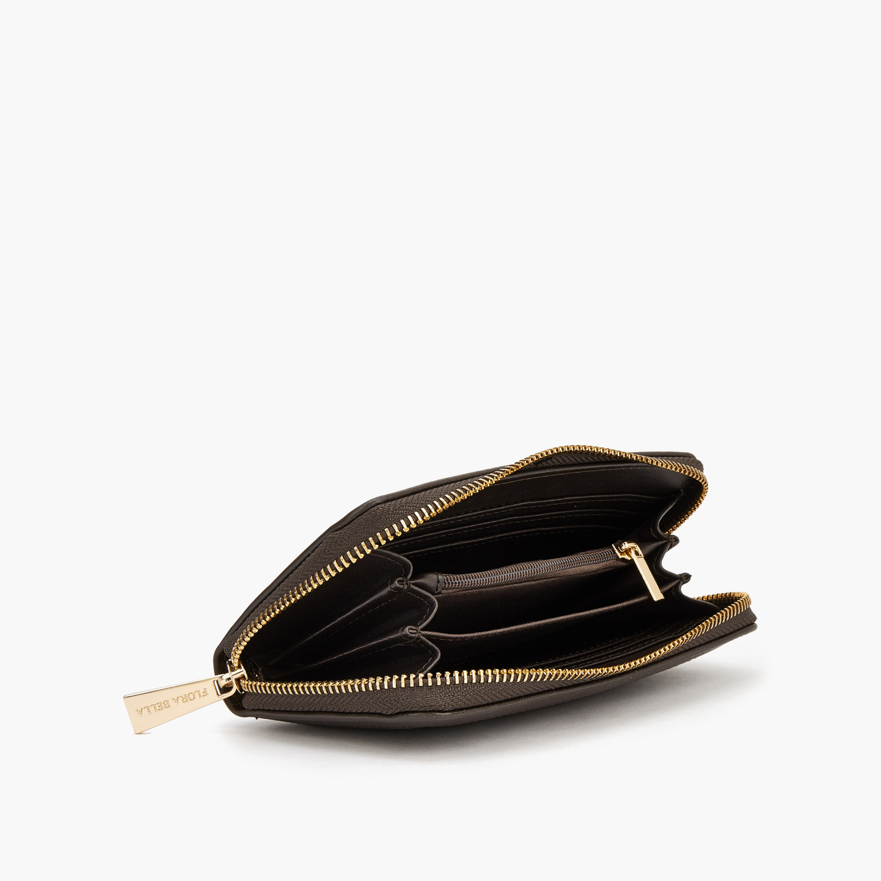 محفظة بسحاب وطبعات مونوجرام من فلورا بيلا-women-bagsandwallets-wallets-image-6