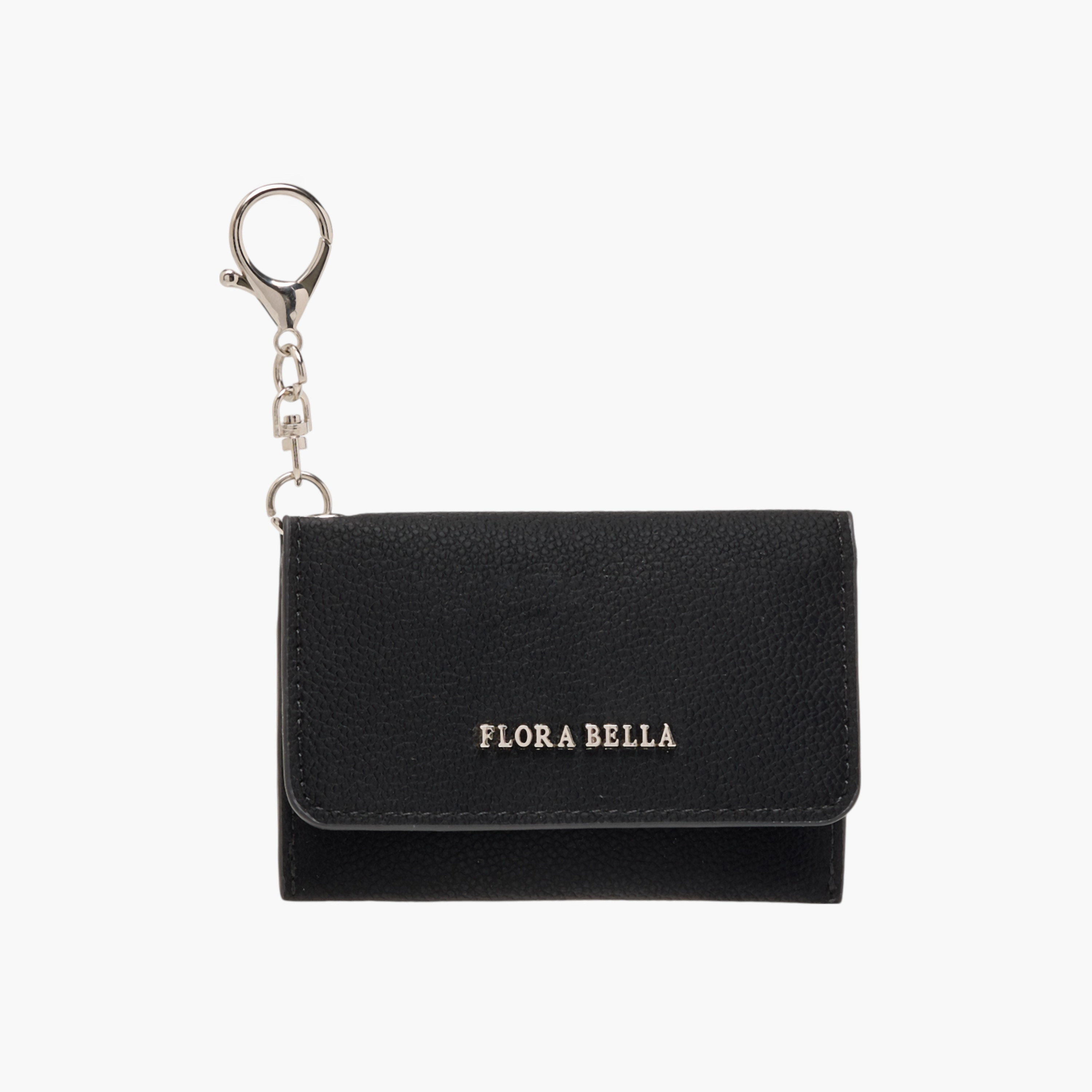 حامل بطاقات سادة بزر إغلاق من فلورا بيلا-women-bagsandwallets-wallets-image-1
