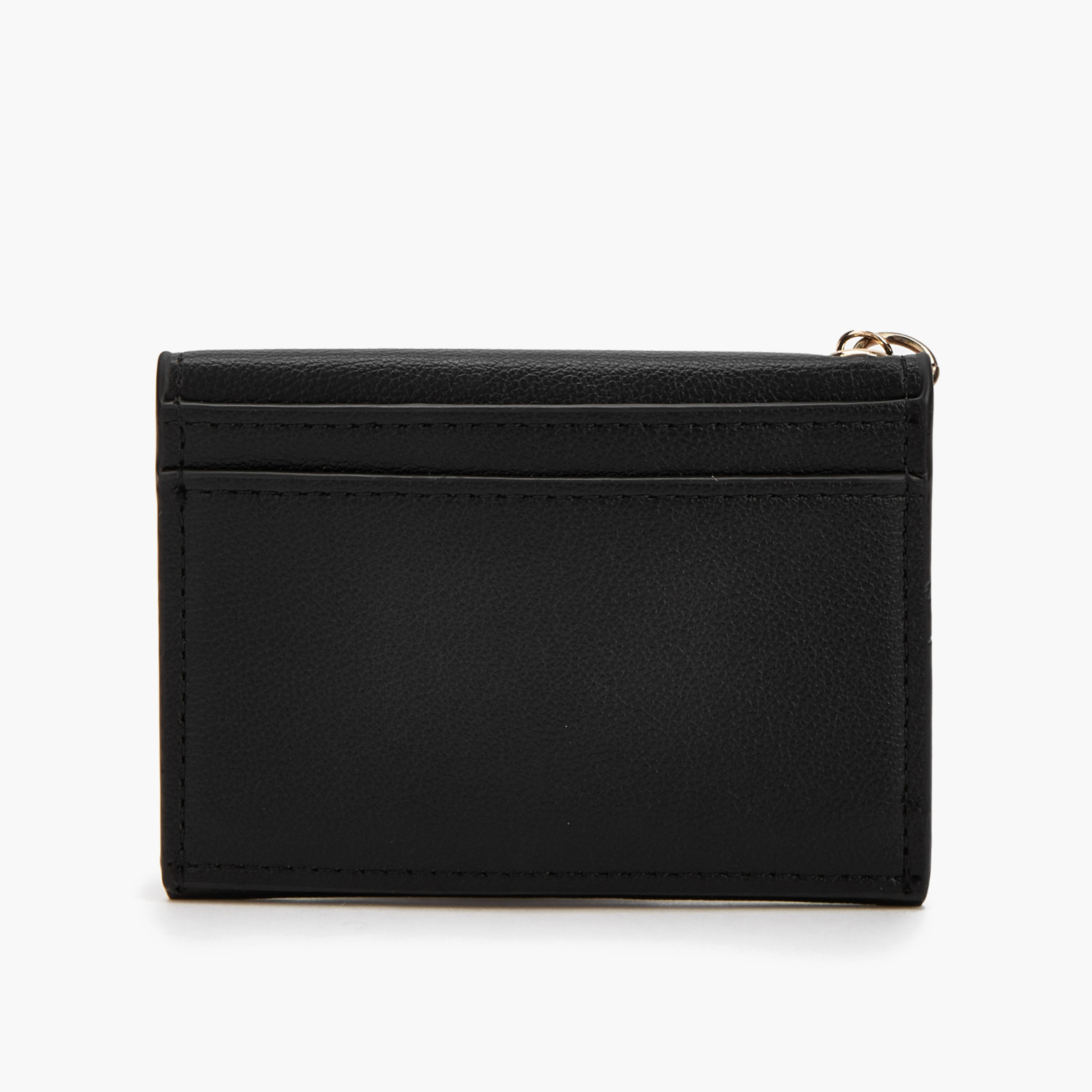 محفظة بارزة الملمس ثنائية الطي بحلقة مفاتيح من فلورا بيلا-women-bagsandwallets-wallets-image-2