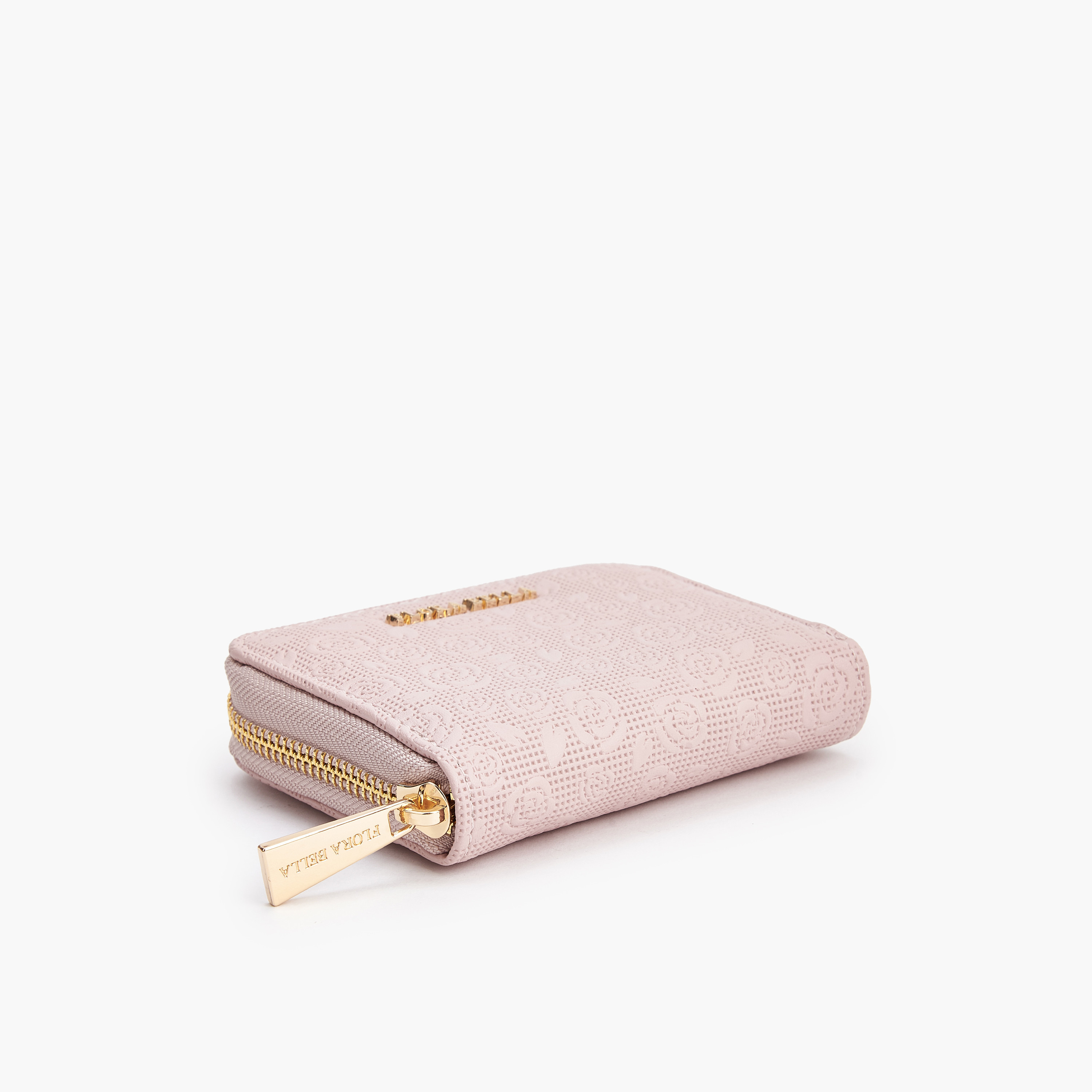 محفظة بسحاب دائري بزهور بارزة الملمس من فلورا بيلا-women-bagsandwallets-wallets-image-6