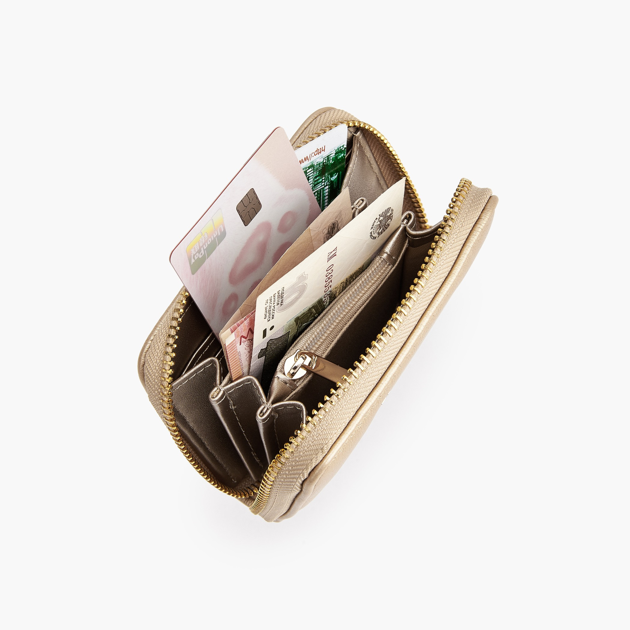 محفظة بارزة الملمس بسحاب من فلورا بيلا-women-bagsandwallets-wallets-image-7