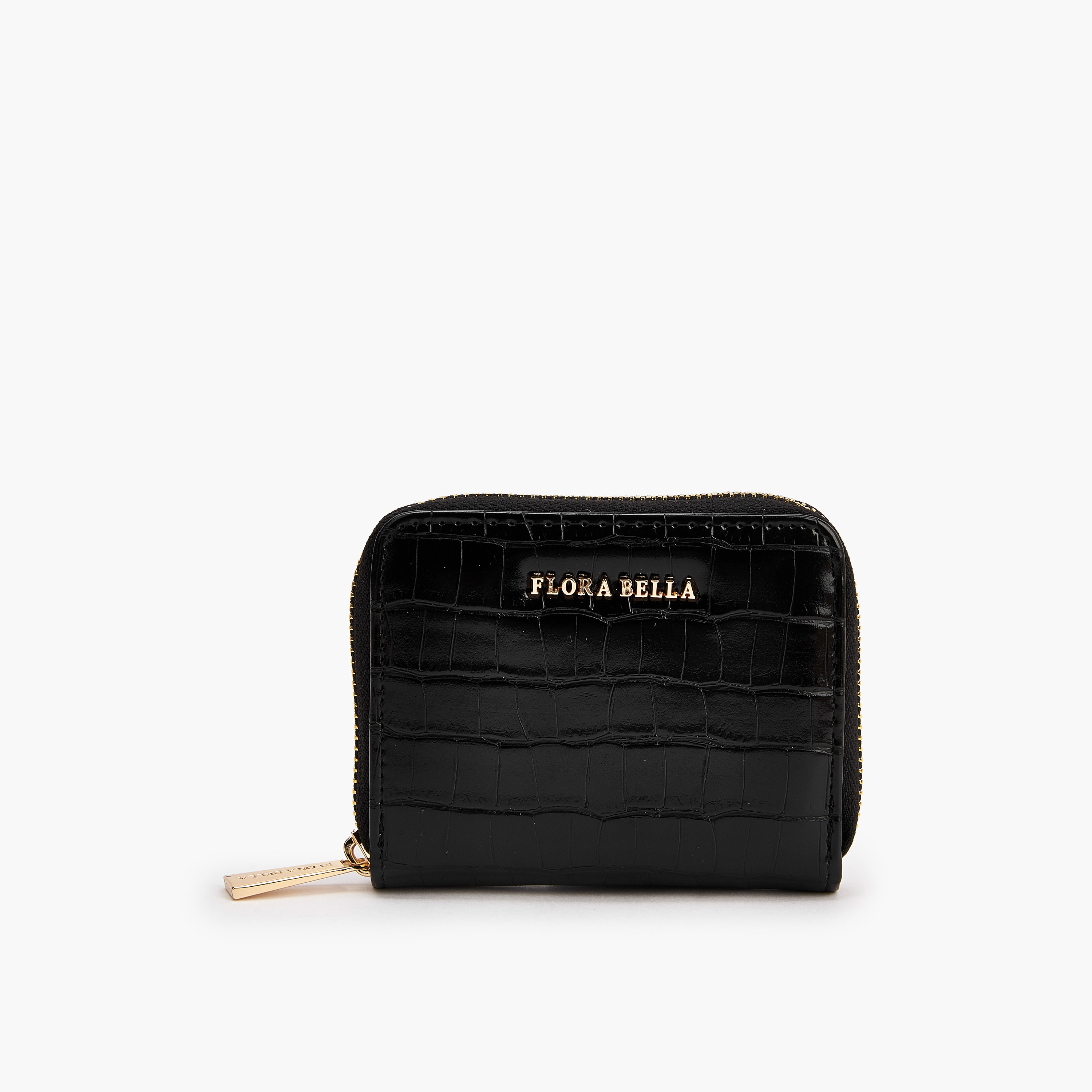 محفظة بارزة الملمس بسحاب من فلورا بيلا-women-bagsandwallets-wallets-image-1