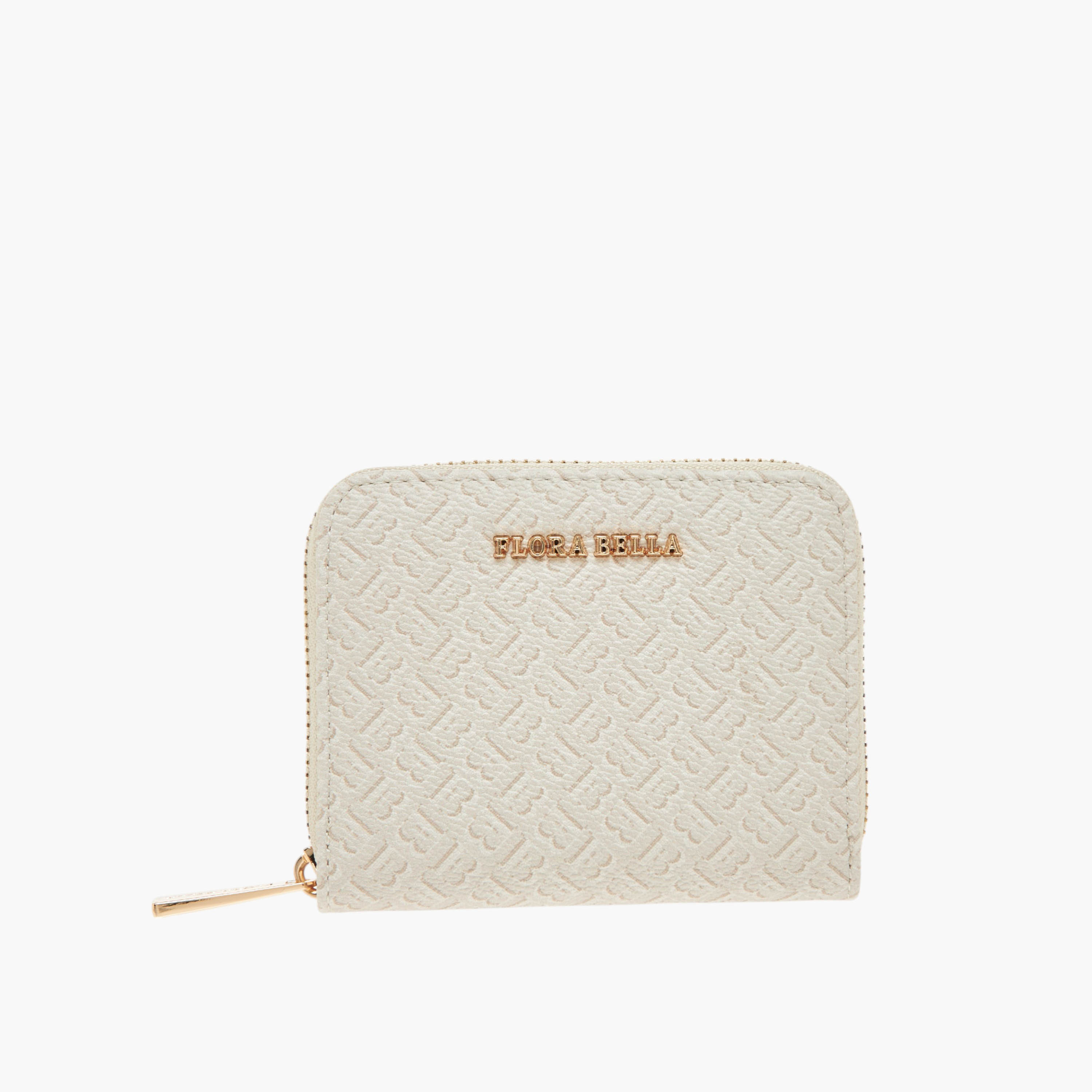 محفظة بسحاب إغلاق دائري وطبعات مونوجرام من فلورا بيلا-women-bagsandwallets-wallets-image-1