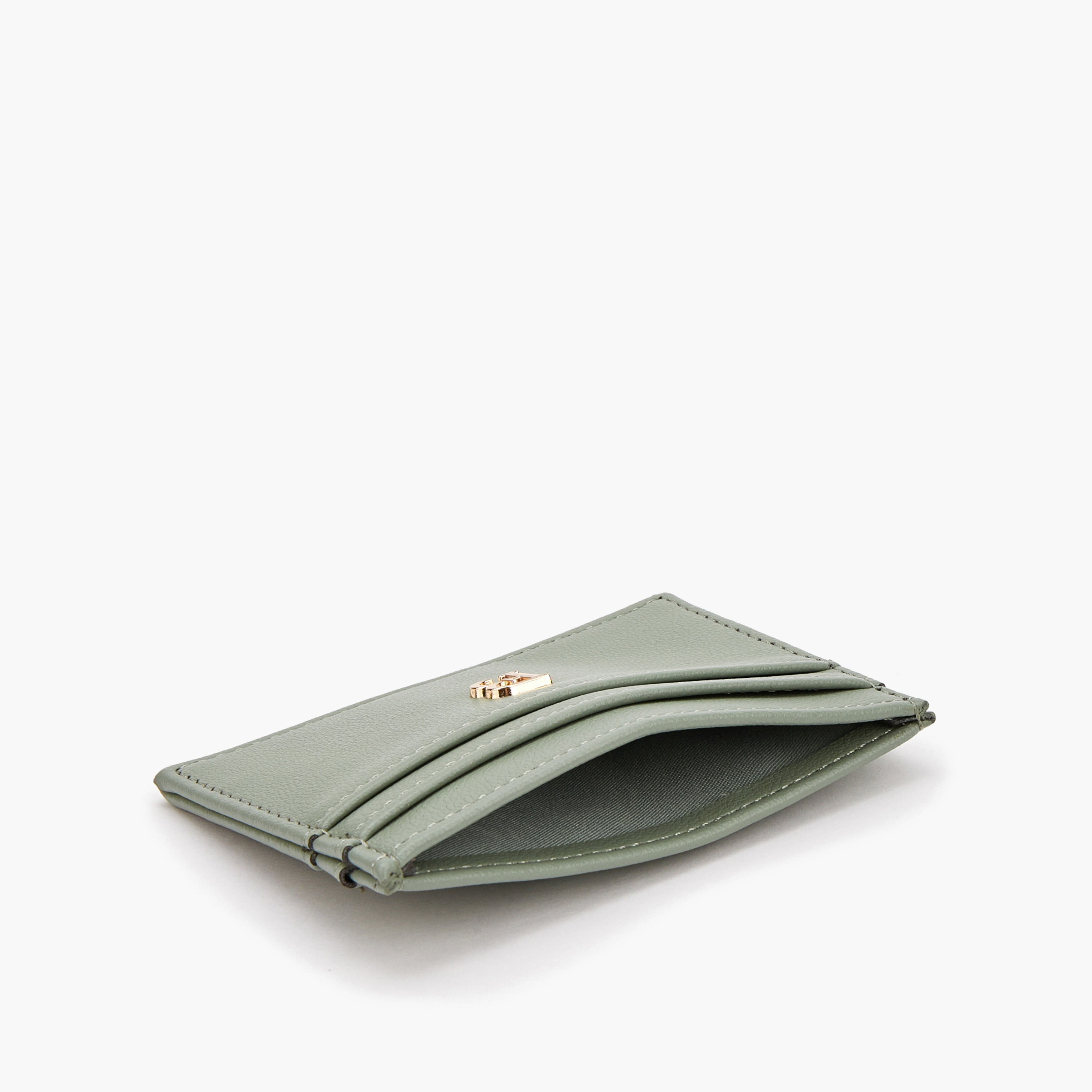 حامل بطاقات بزينة شعار معدنية من فلورا بيلا-women-bagsandwallets-wallets-image-6