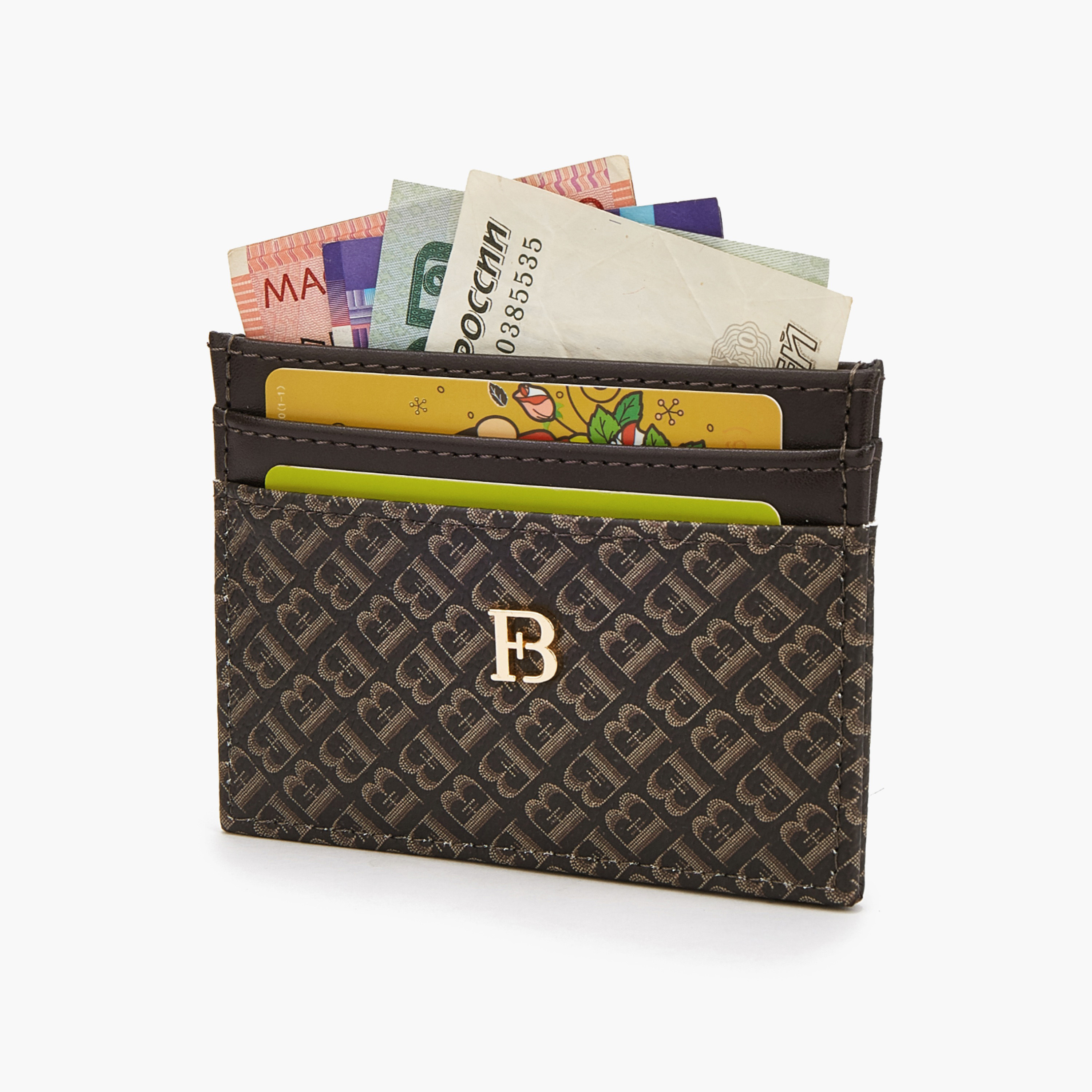 حامل بطاقات بطبعات مونوجرام من فلورا بيلا-women-bagsandwallets-wallets-image-7