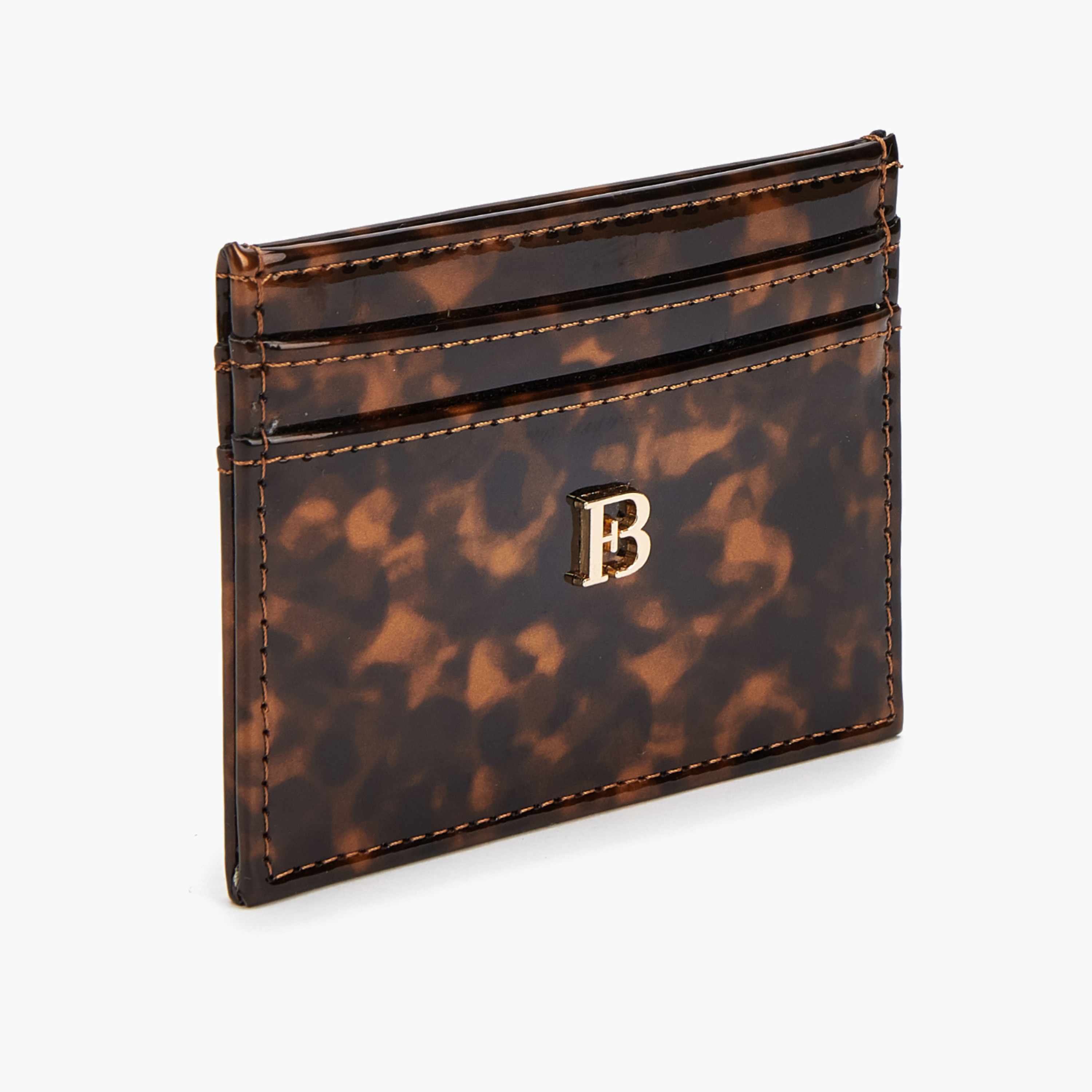 حامل بطاقات بزينة شعار معدنية من فلورا بيلا-women-bagsandwallets-wallets-image-3