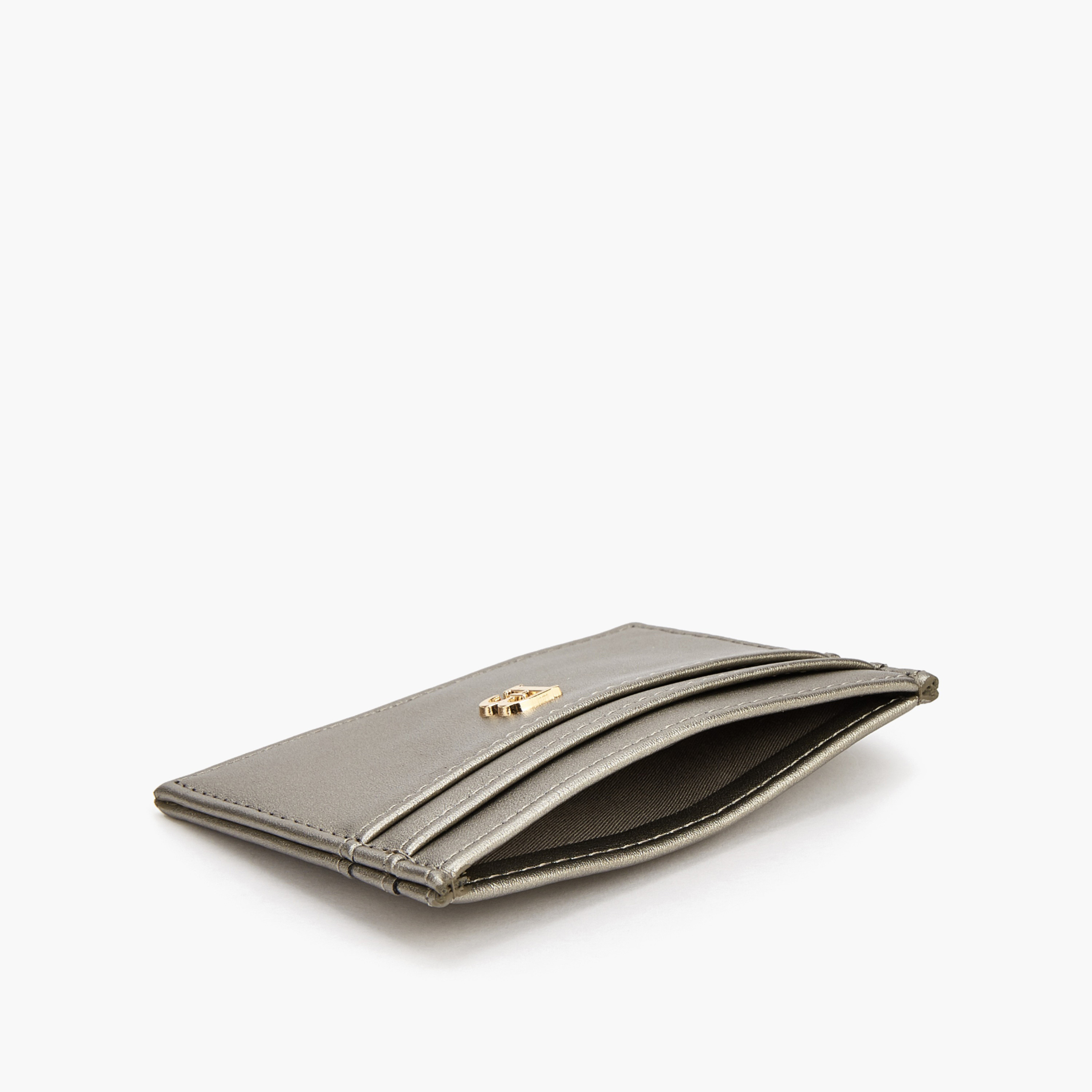 حامل بطاقات بزينة شعار معدنية من فلورا بيلا-women-bagsandwallets-wallets-image-6