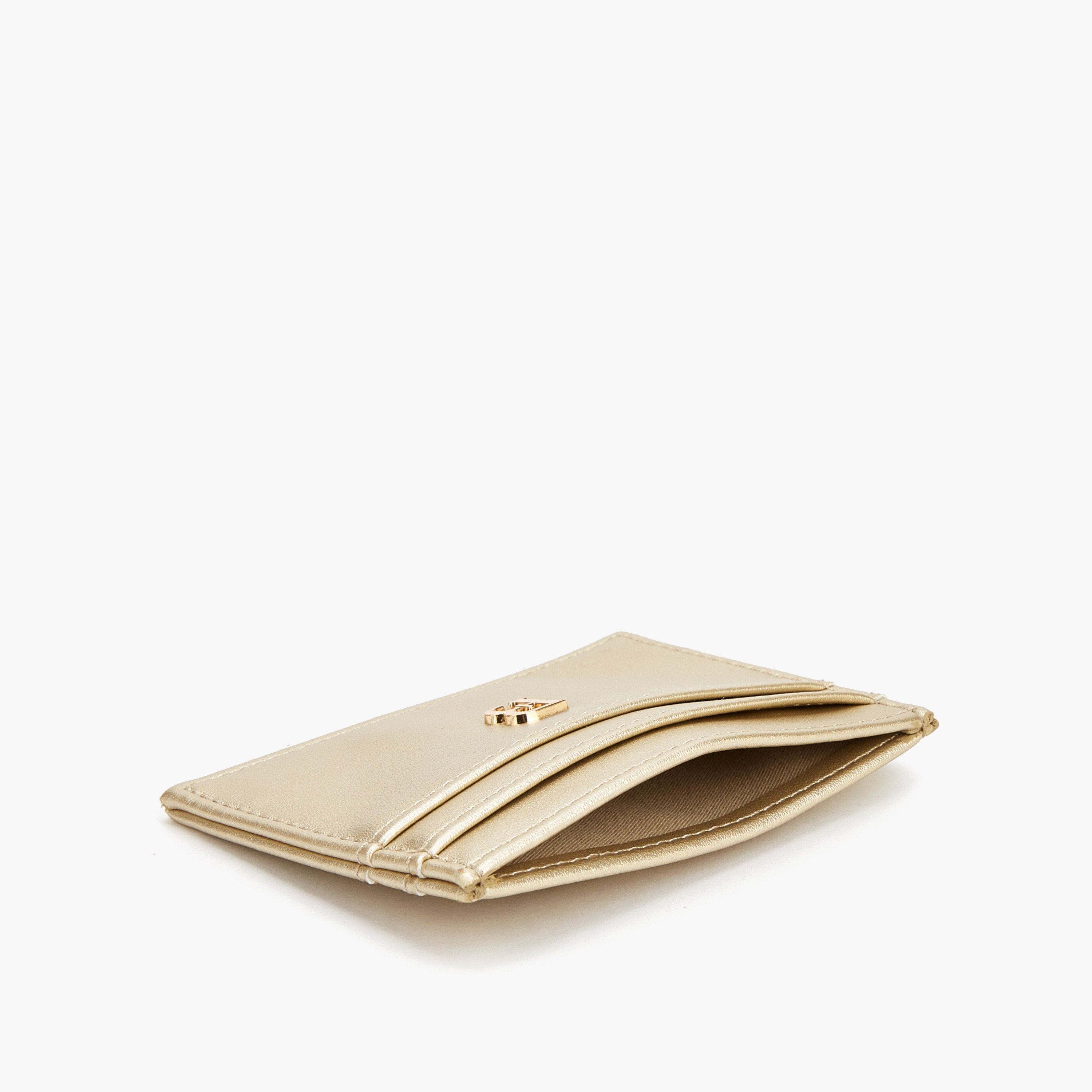 حامل بطاقات بزينة شعار معدنية من فلورا بيلا-women-bagsandwallets-wallets-image-6