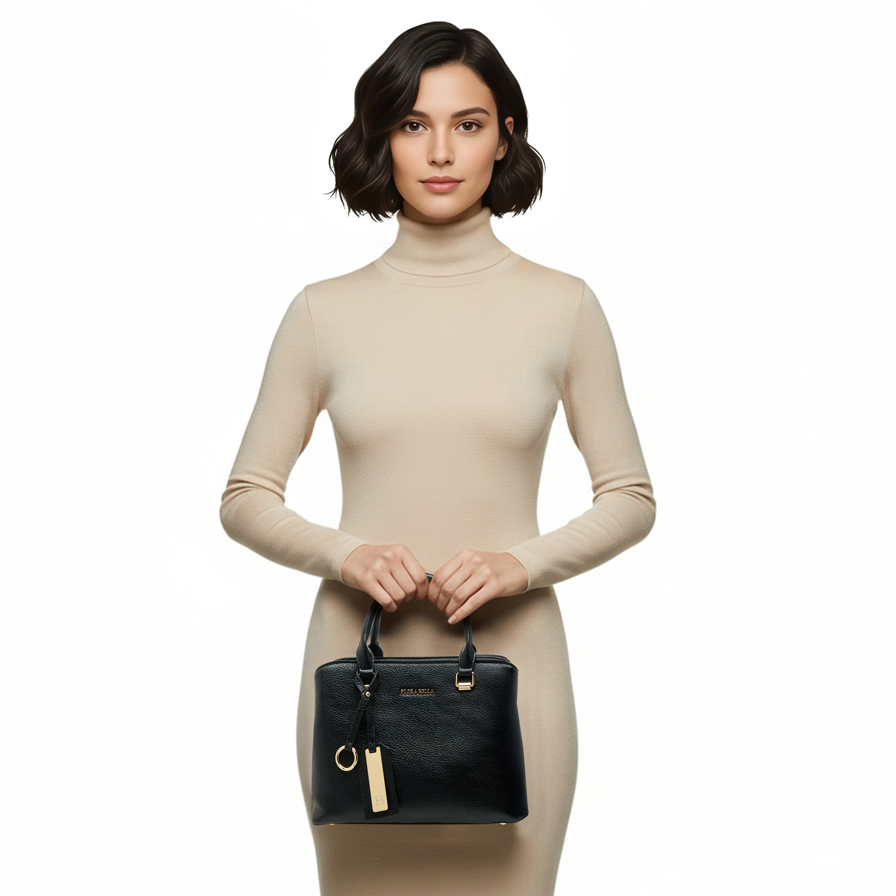 Flora Bella Solid Tote Bag with Detachable Strap-women-bagsandwallets-handbags-image-2