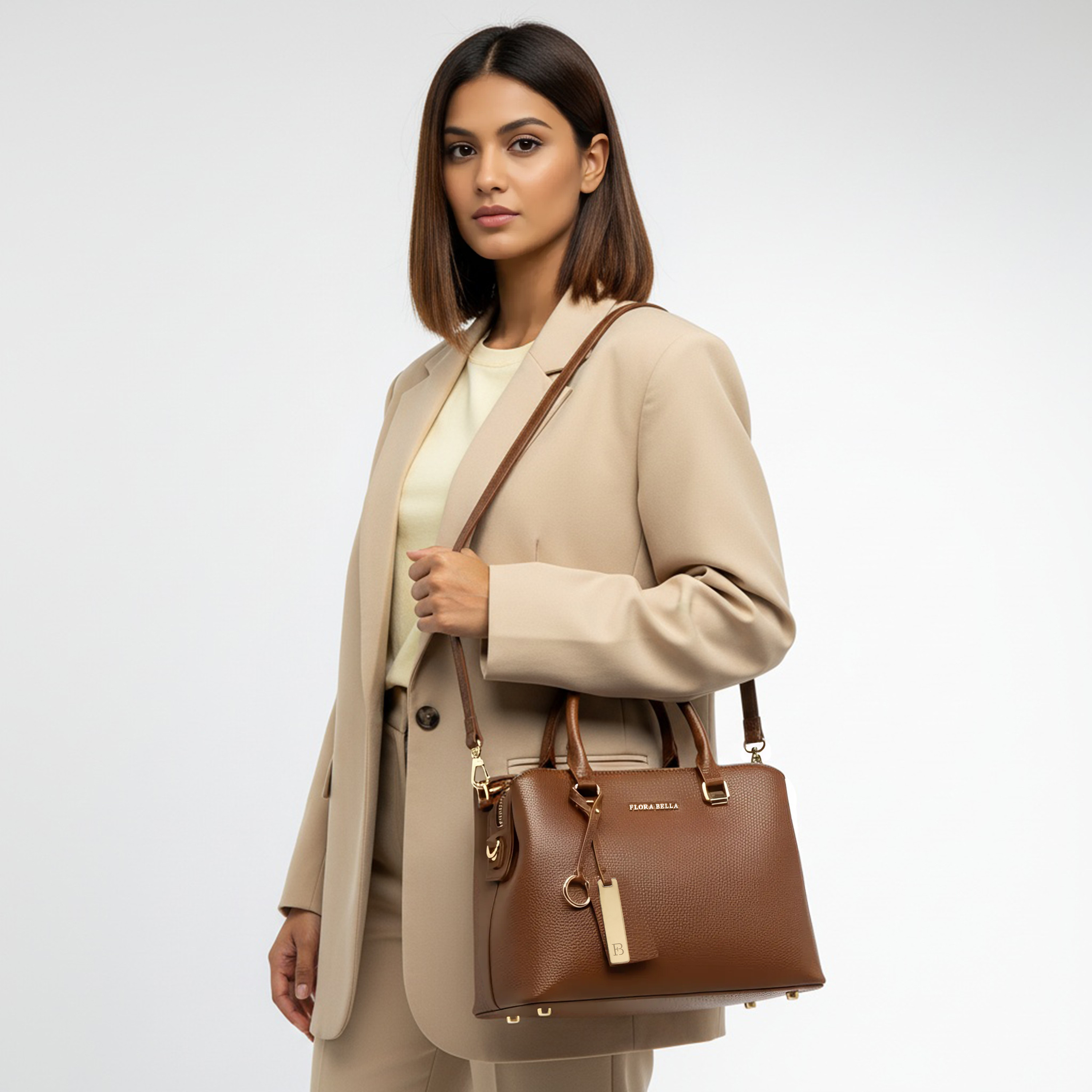 Flora Bella Solid Tote Bag with Detachable Strap-women-bagsandwallets-handbags-image-2