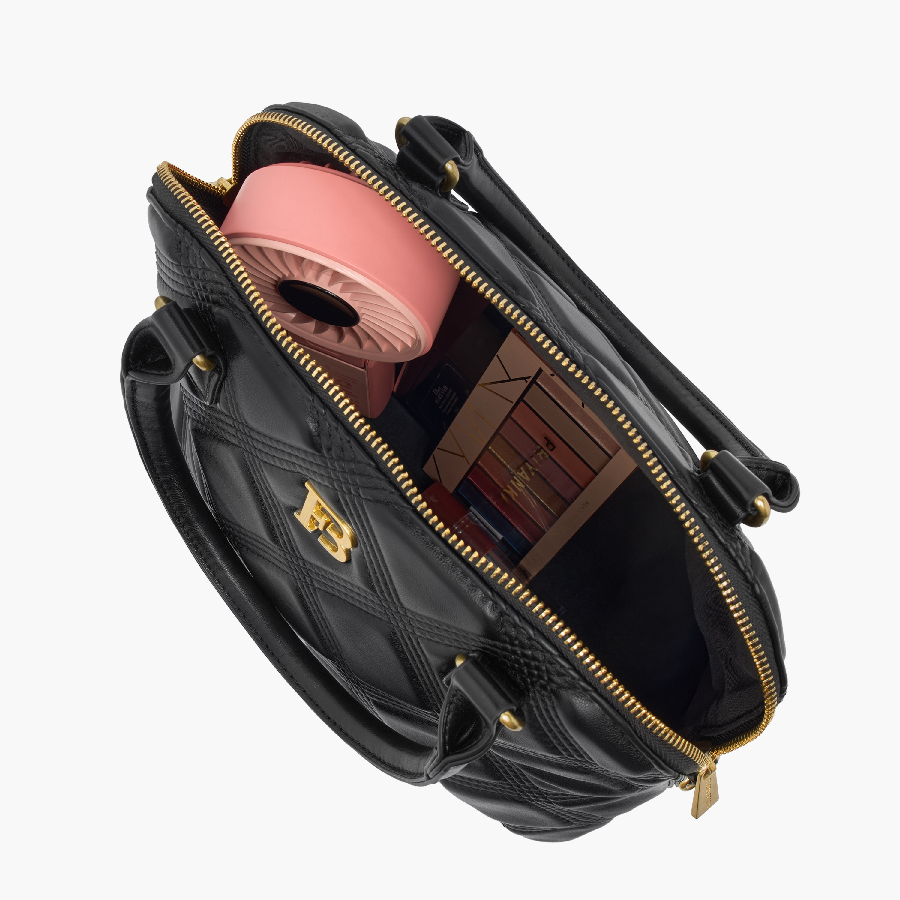Flora Bella Quilted Tote Bag with Detachable Strap and Zip Closure-women-bagsandwallets-handbags-image-7