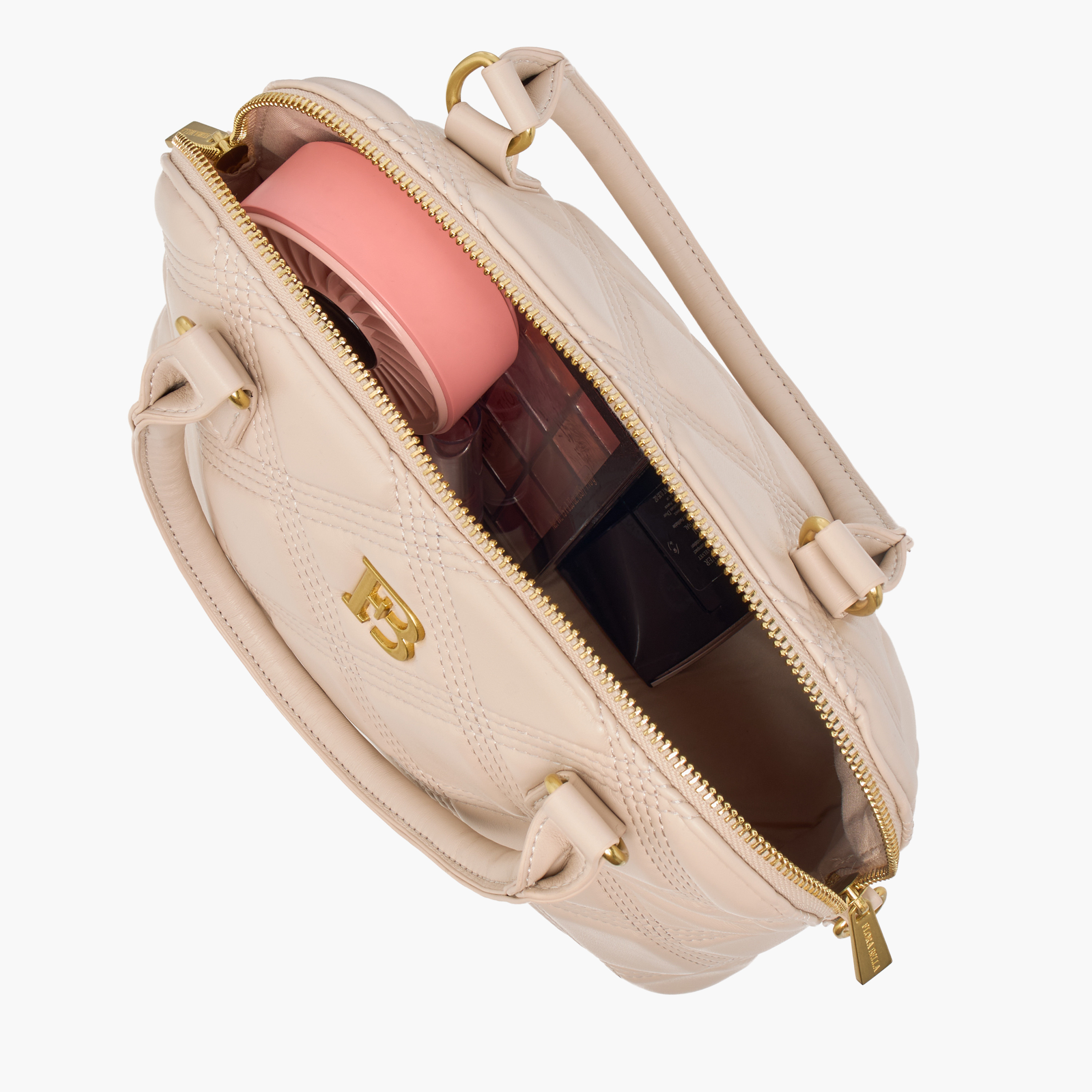 Flora Bella Quilted Tote Bag with Detachable Strap and Zip Closure-women-bagsandwallets-handbags-image-14