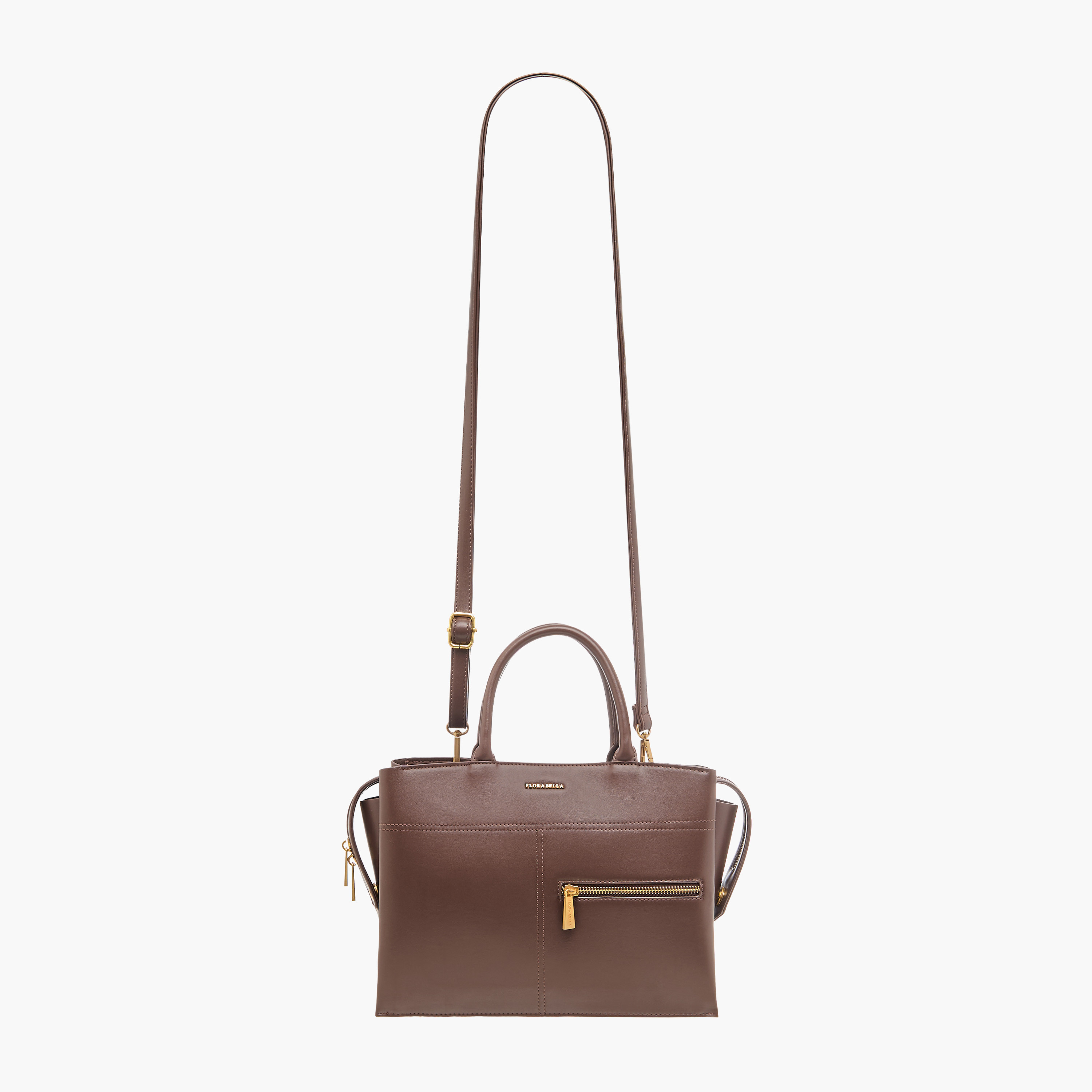 شنطة توتي سادة بِمقابض وسحّاب إغلاق من فلورا بيلا-women-bagsandwallets-handbags-image-2