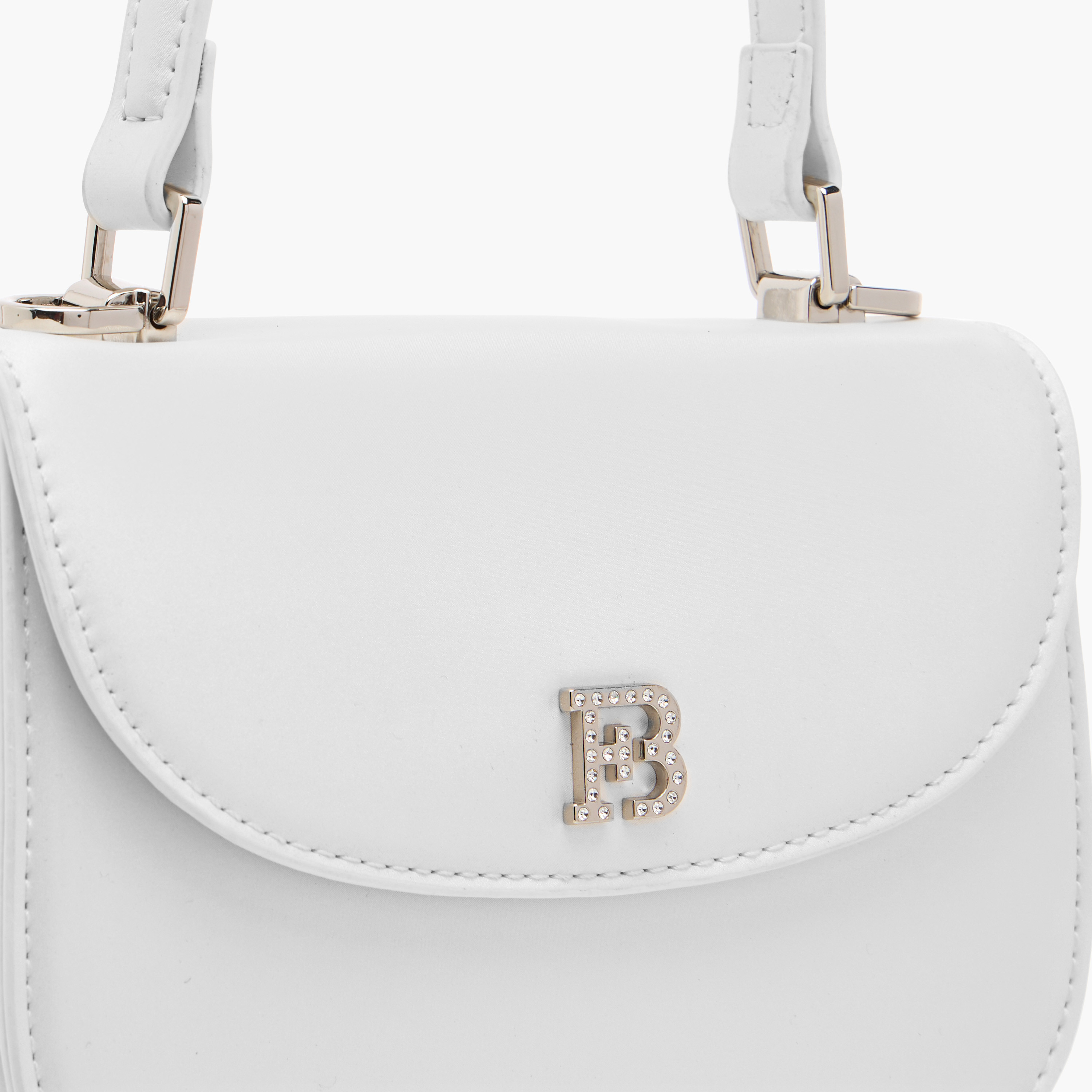 شنطة ساتشيل بارزة الملمس بزر إغلاق وحزام قابل للتعديل من فلورا بيلا-women-bagsandwallets-handbags-image-4