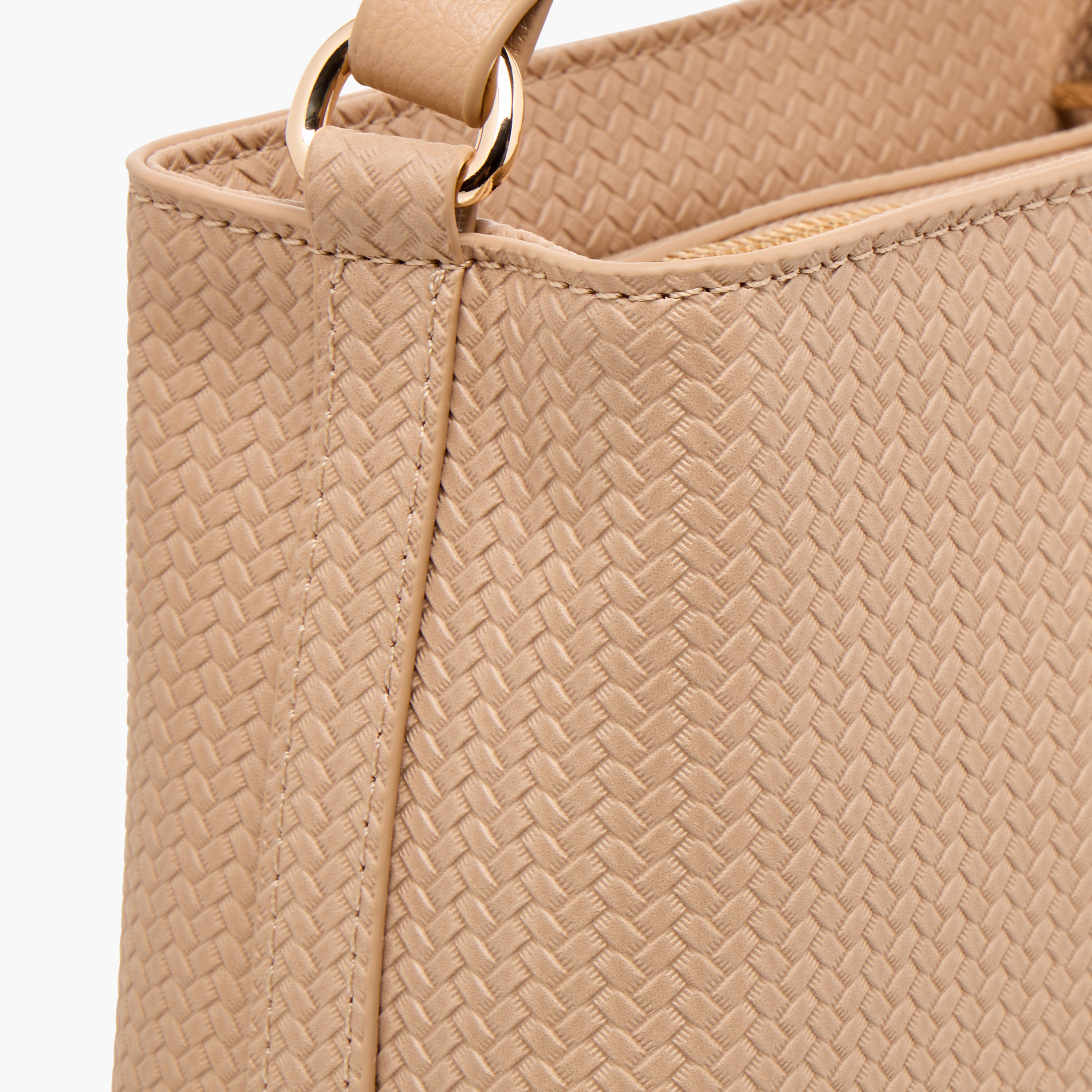 Flora Bella Weave Textured Crossbody Bag with Detachable Chain Strap-women-bagsandwallets-handbags-image-5