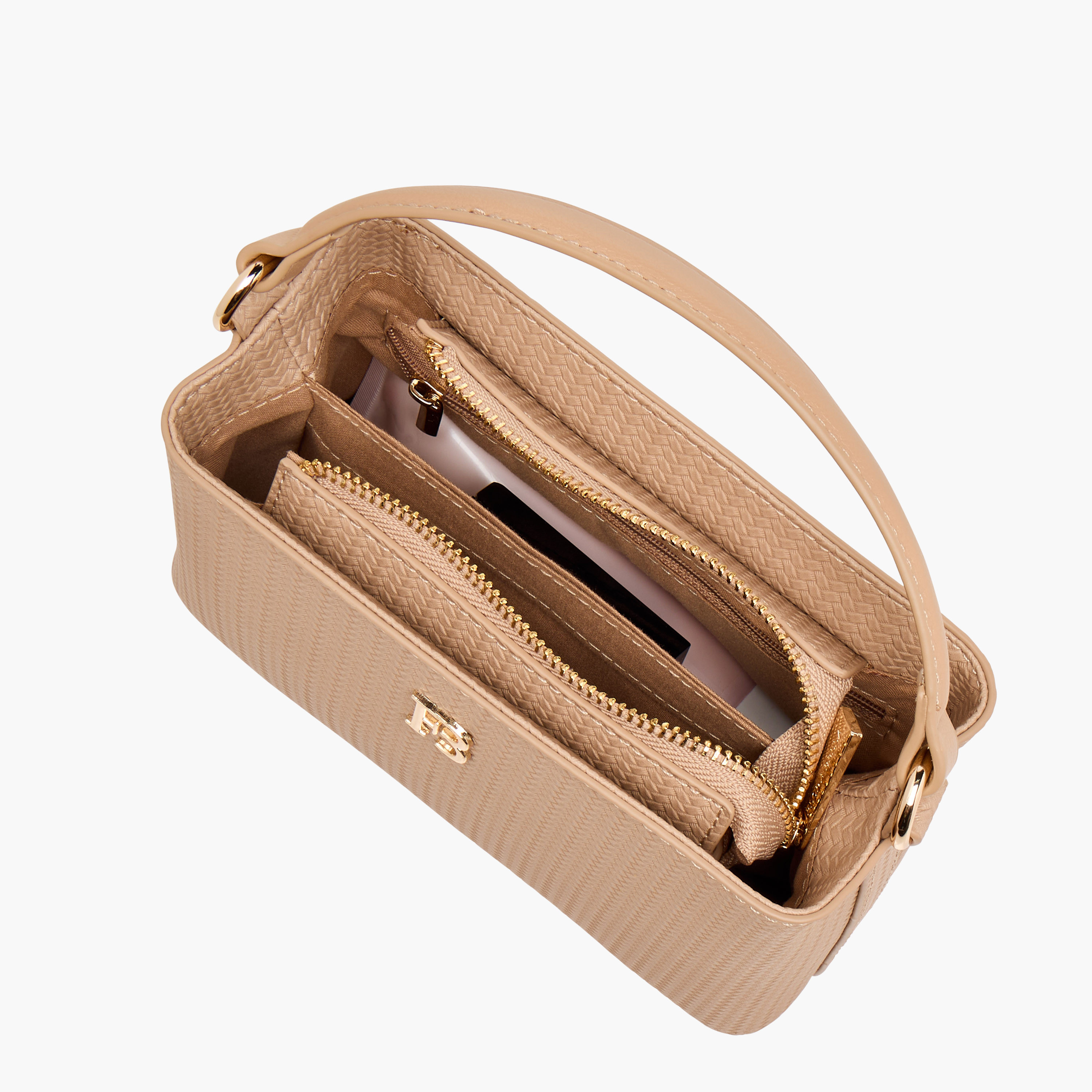 Flora Bella Weave Textured Crossbody Bag with Detachable Chain Strap-women-bagsandwallets-handbags-image-7