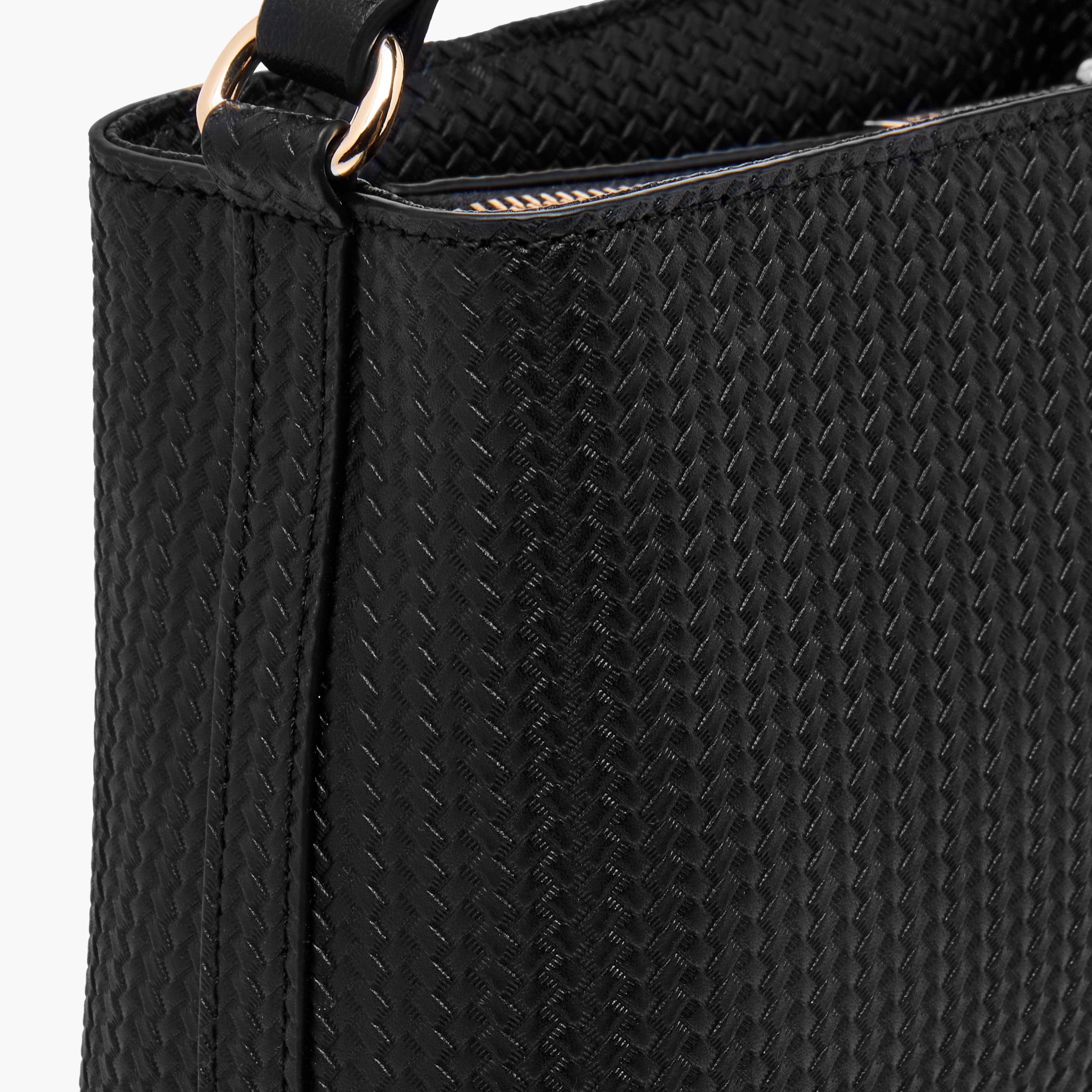 Flora Bella Weave Textured Crossbody Bag with Detachable Chain Strap-women-bagsandwallets-handbags-image-5