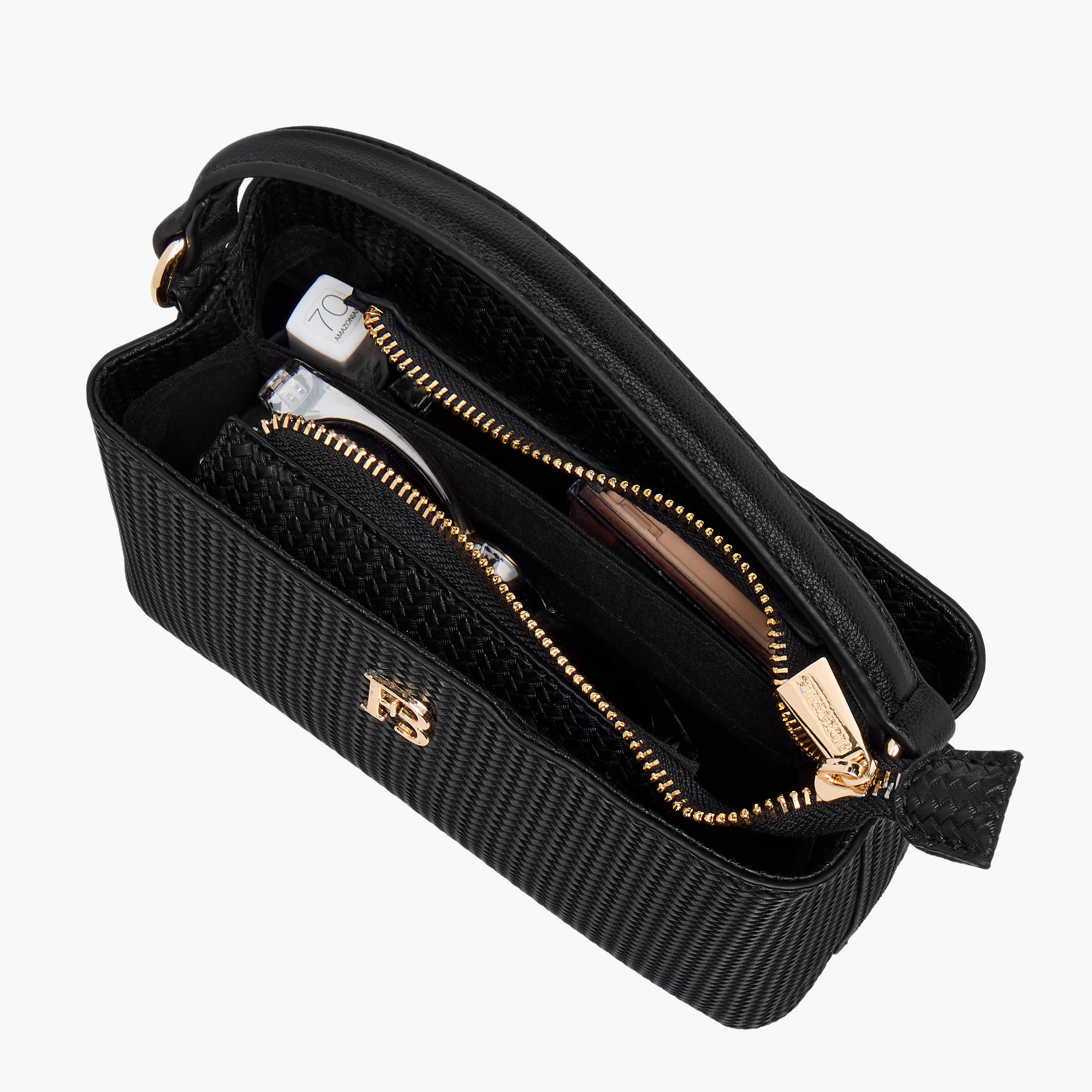 Flora Bella Weave Textured Crossbody Bag with Detachable Chain Strap-women-bagsandwallets-handbags-image-7