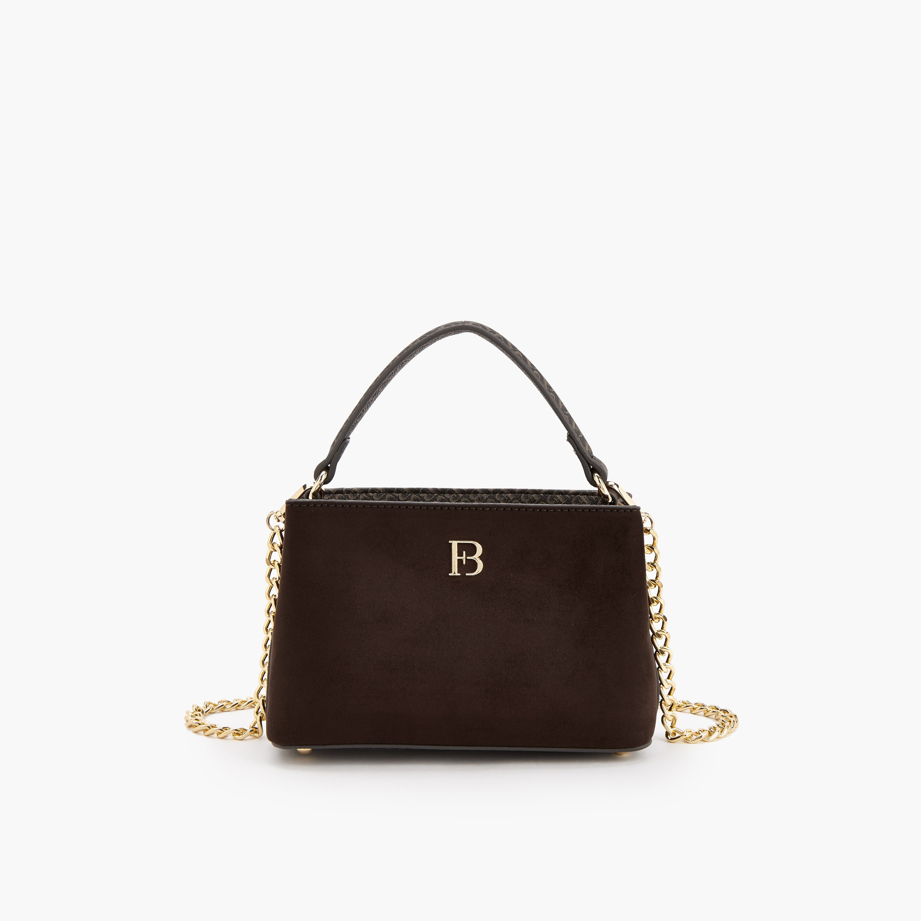 شنطة كروس بودي من الجلد السويدي بحزام سلسلة من فلورا بيلا-women-bagsandwallets-handbags-image-1
