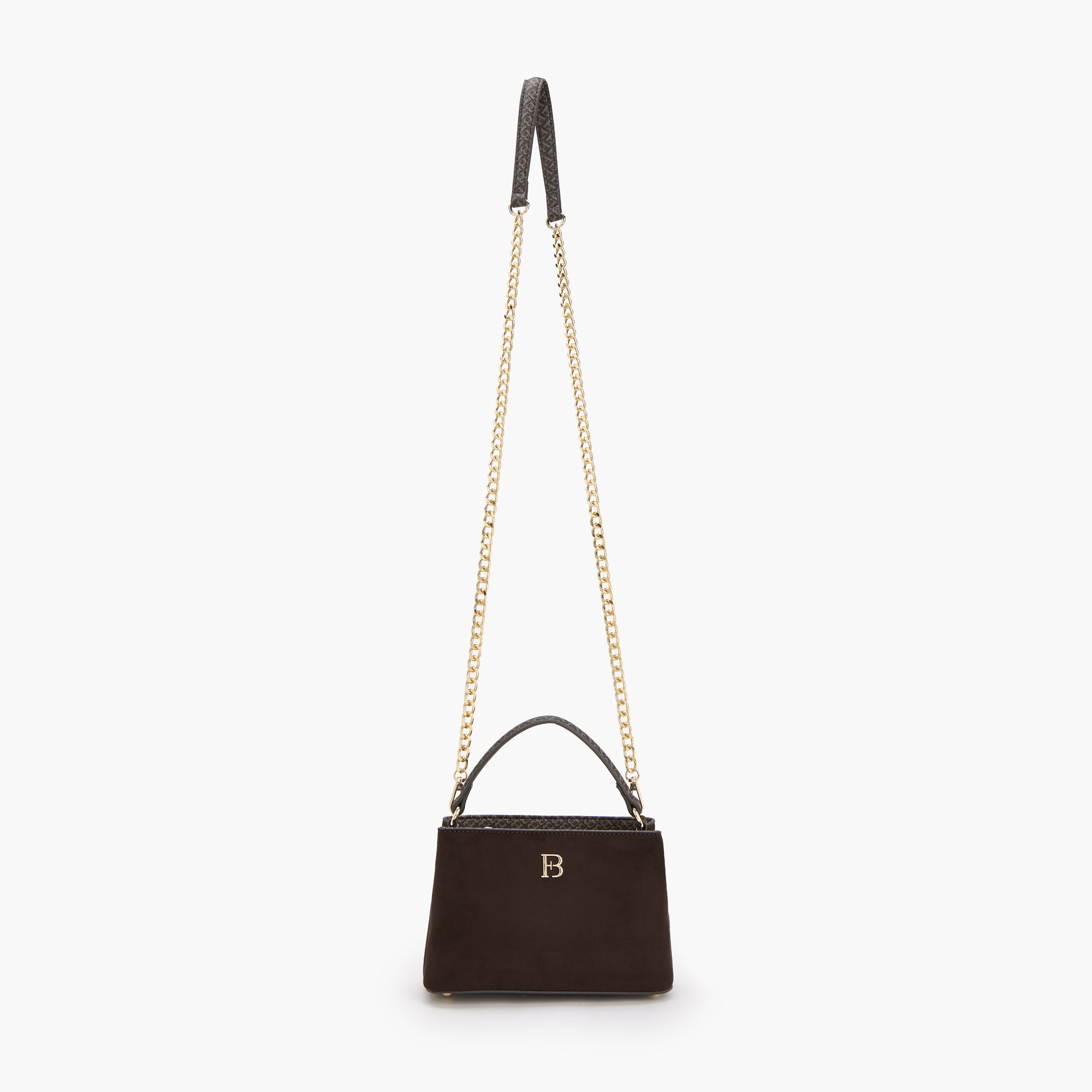 شنطة كروس بودي من الجلد السويدي بحزام سلسلة من فلورا بيلا-women-bagsandwallets-handbags-image-2