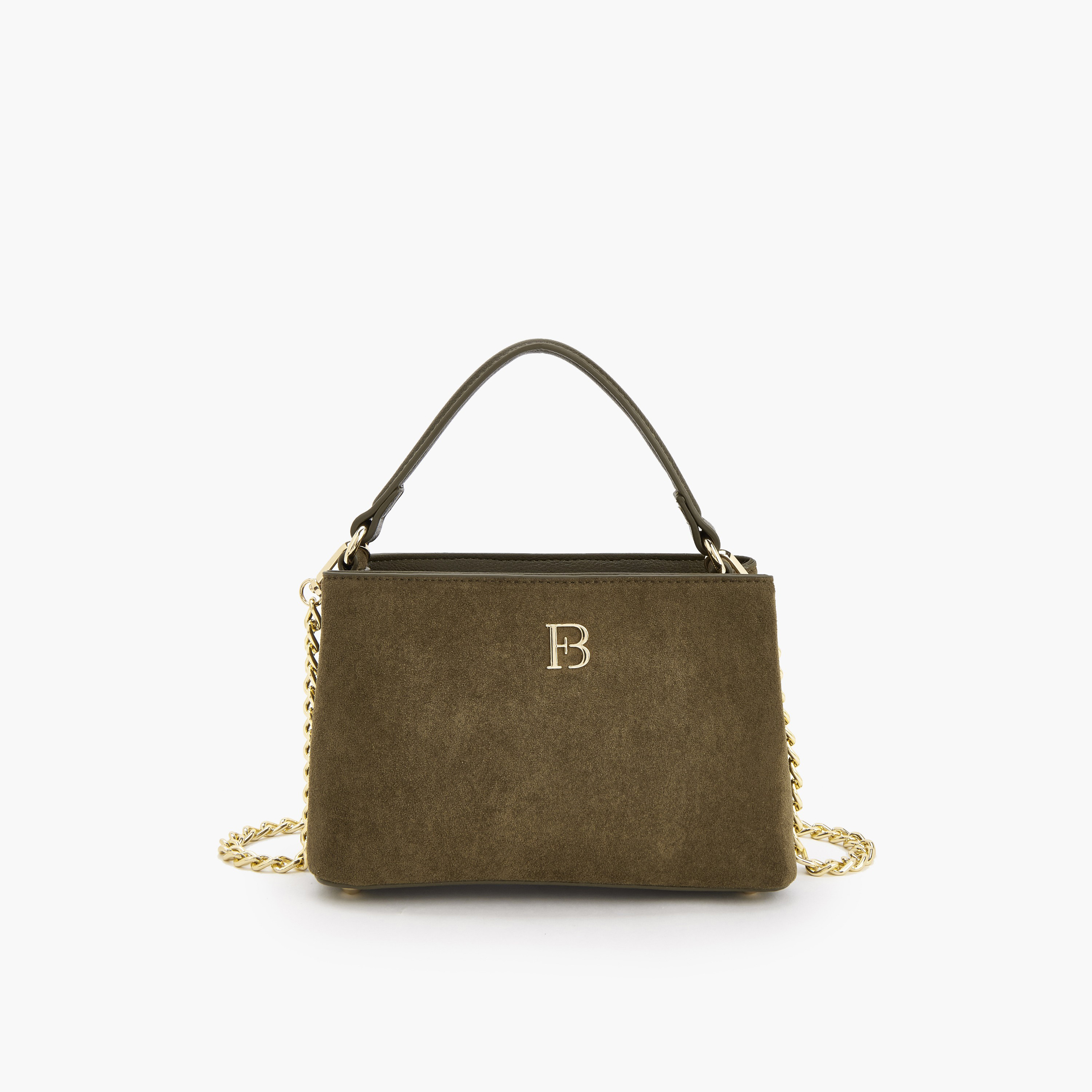 Flora Bella Suede Crossbody Bag with Chain Strap-women-bagsandwallets-handbags-image-1