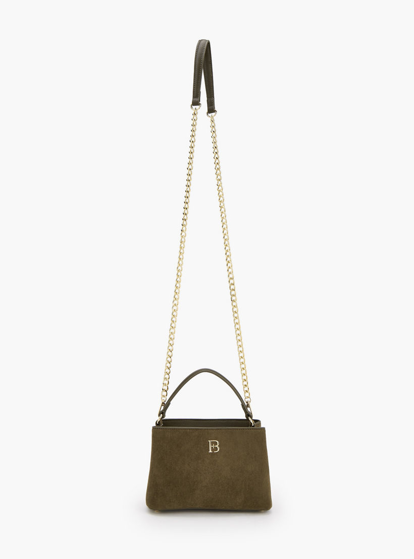Flora Bella Suede Crossbody Bag with Chain Strap-women-bagsandwallets-handbags-image-2