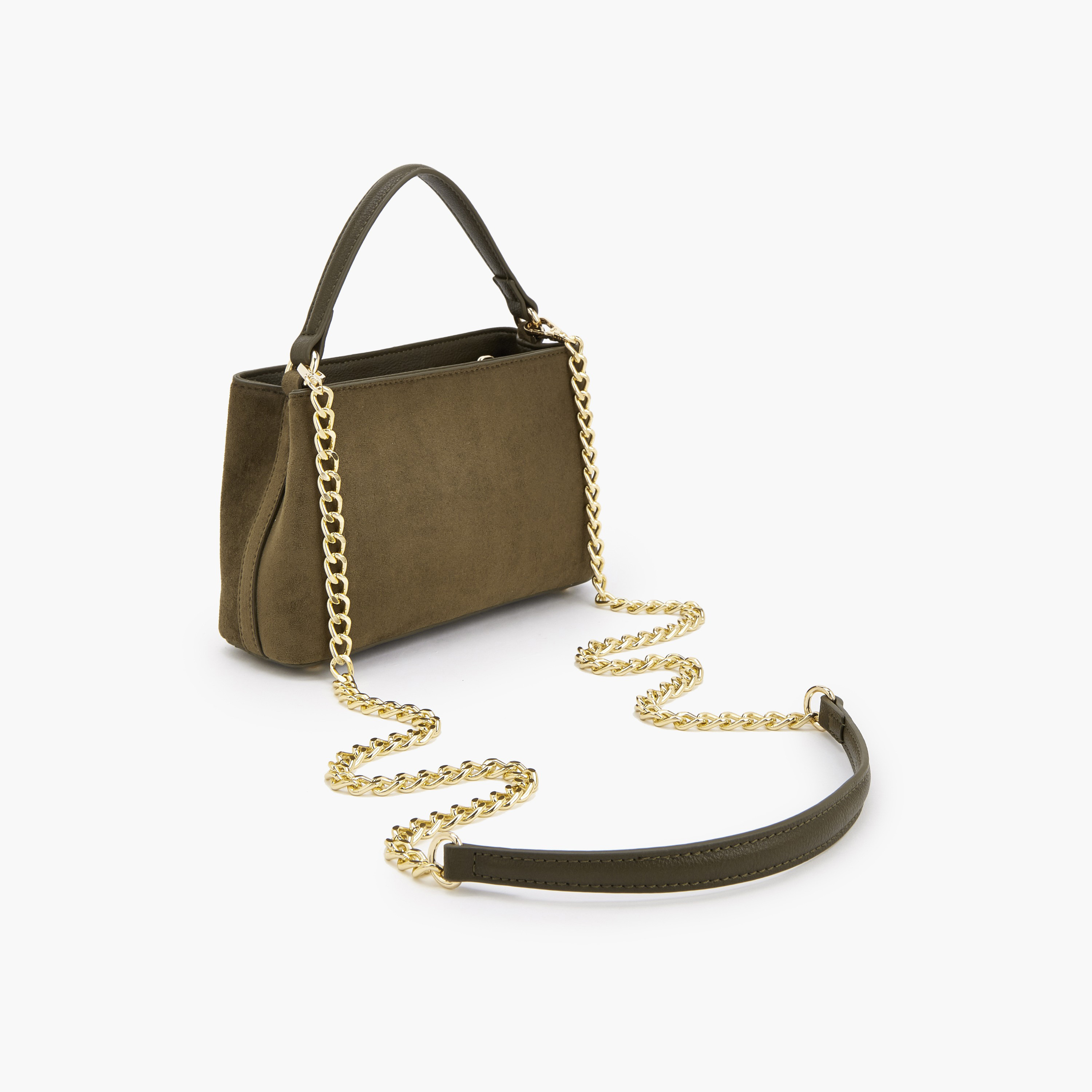 Flora Bella Suede Crossbody Bag with Chain Strap-women-bagsandwallets-handbags-image-4