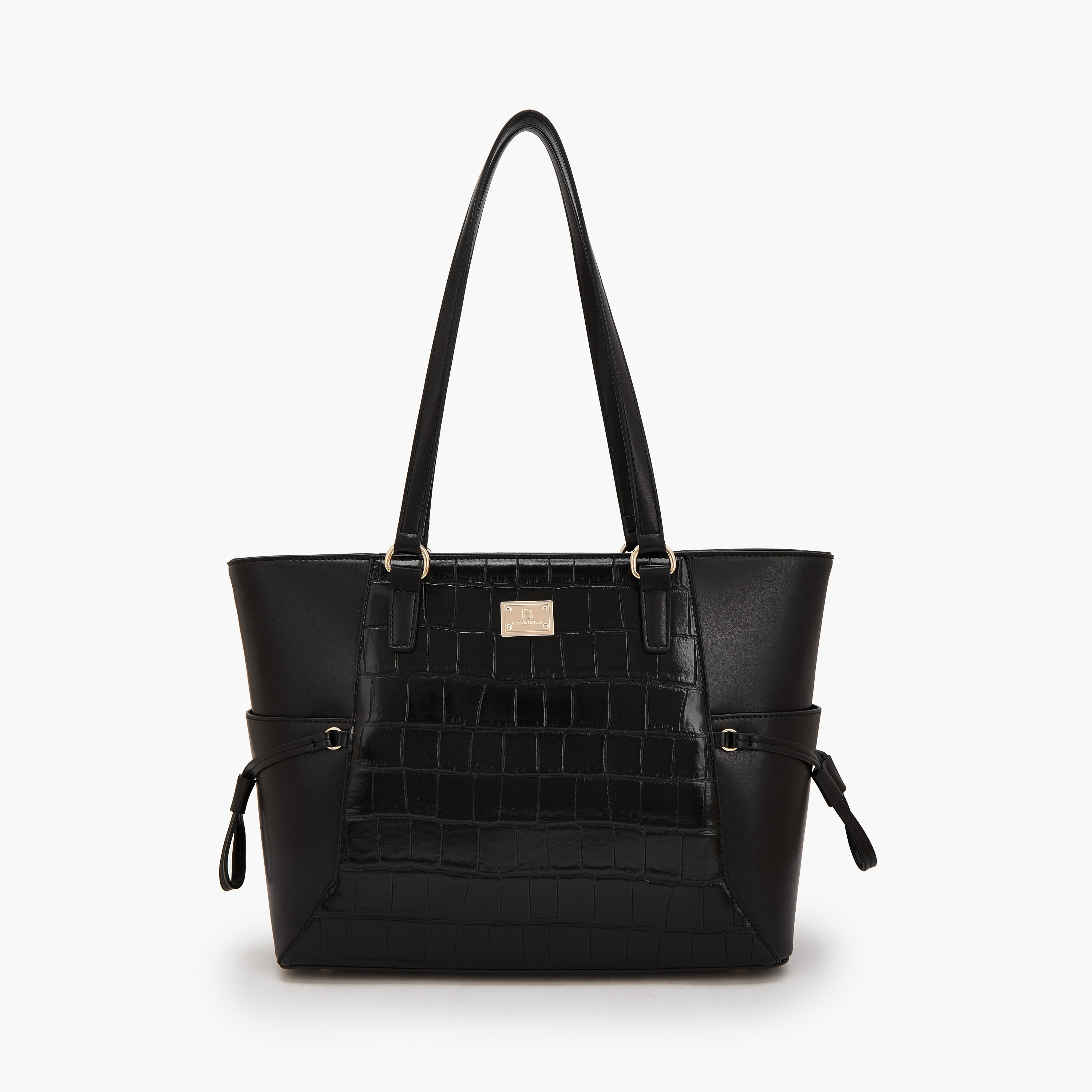 شنطة توتي بارزة الملمس بسحاب إغلاق من فلورا بيلا من شو إكسبريس-women-bagsandwallets-handbags-image-1