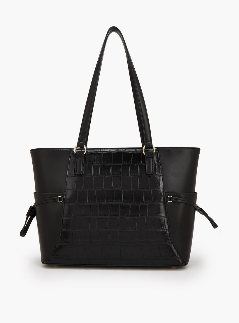 شنطة توتي بارزة الملمس بسحاب إغلاق من فلورا بيلا من شو إكسبريس-women-bagsandwallets-handbags-image-2