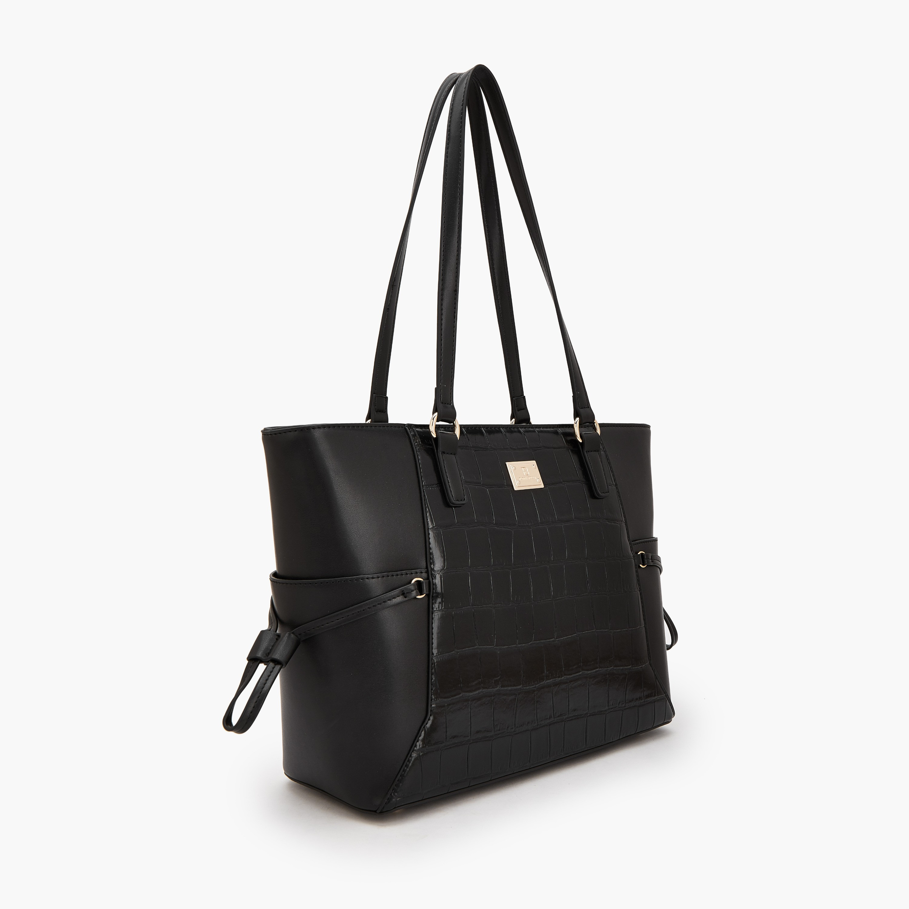 شنطة توتي بارزة الملمس بسحاب إغلاق من فلورا بيلا من شو إكسبريس-women-bagsandwallets-handbags-image-3