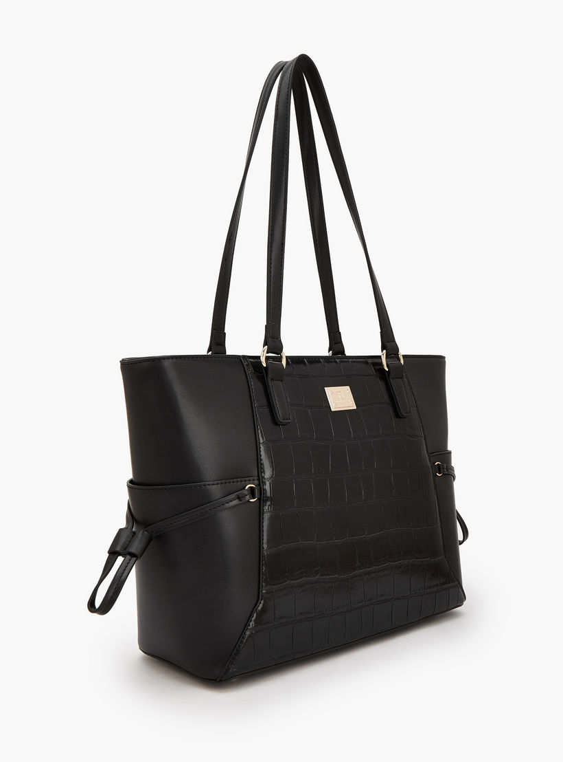 شنطة توتي بارزة الملمس بسحاب إغلاق من فلورا بيلا من شو إكسبريس-women-bagsandwallets-handbags-image-3