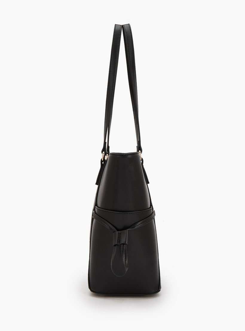 شنطة توتي بارزة الملمس بسحاب إغلاق من فلورا بيلا من شو إكسبريس-women-bagsandwallets-handbags-image-5