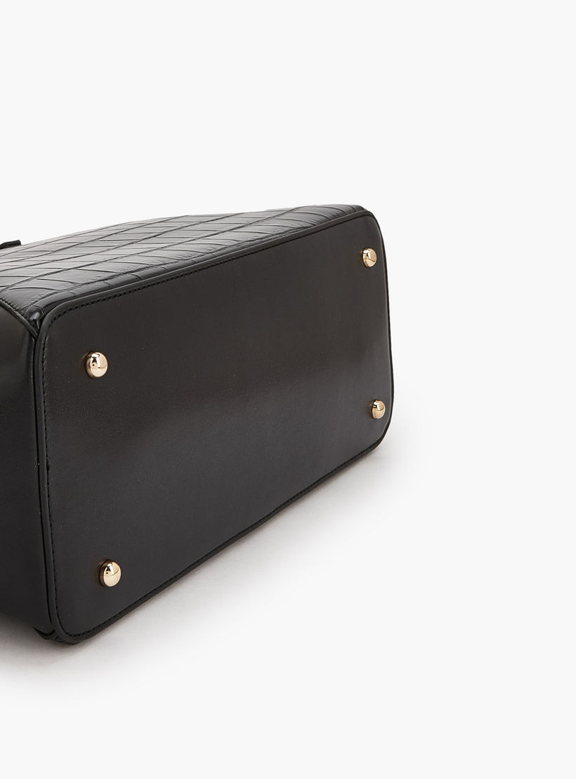 شنطة توتي بارزة الملمس بسحاب إغلاق من فلورا بيلا من شو إكسبريس-women-bagsandwallets-handbags-image-6