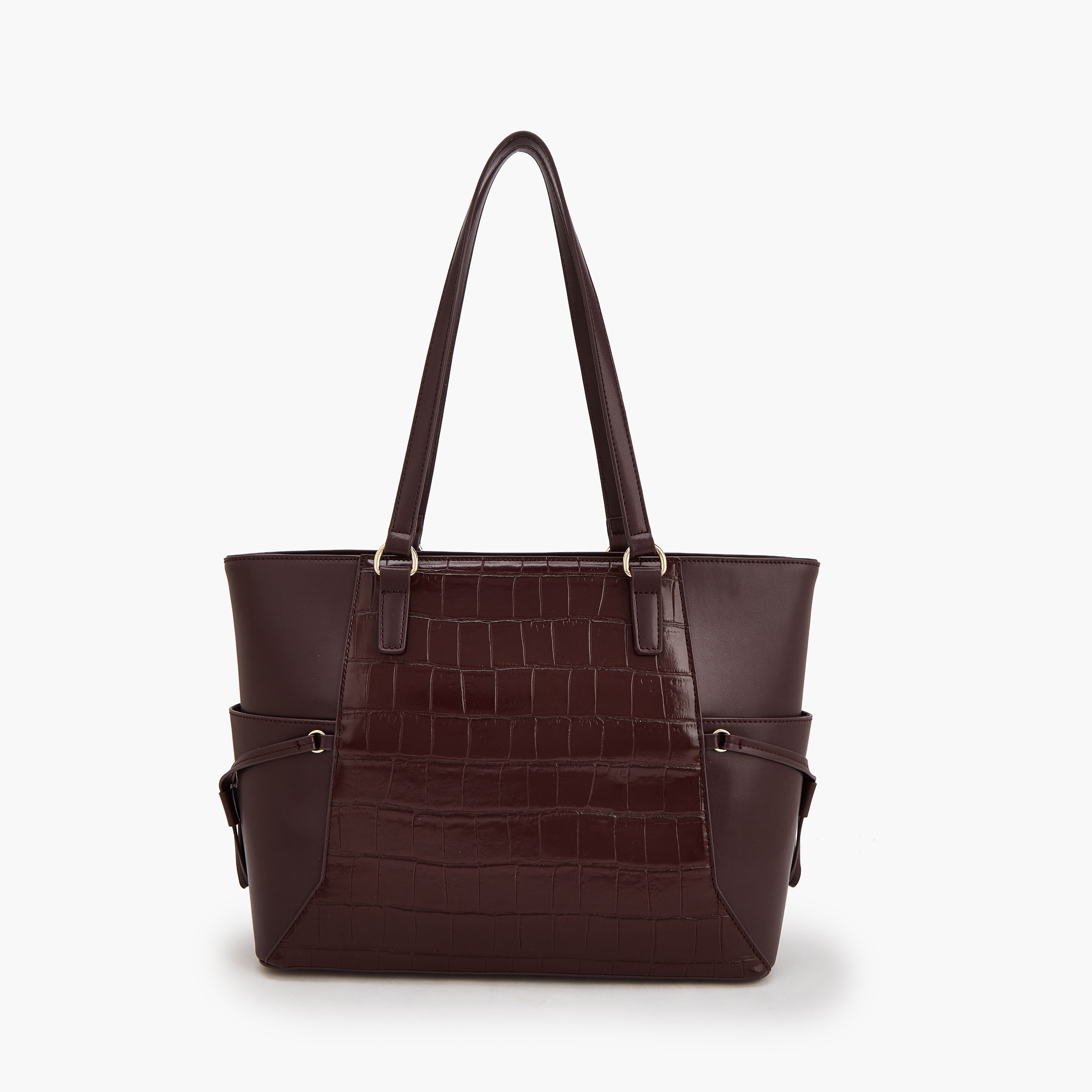 شنطة توتي بارزة الملمس بسحاب إغلاق من فلورا بيلا من شو إكسبريس-women-bagsandwallets-handbags-image-2