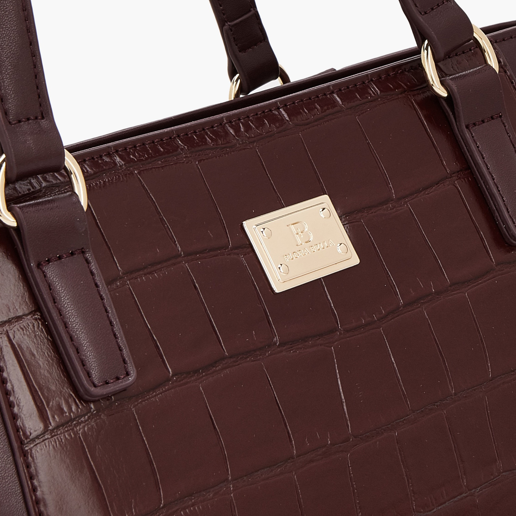 شنطة توتي بارزة الملمس بسحاب إغلاق من فلورا بيلا من شو إكسبريس-women-bagsandwallets-handbags-image-4