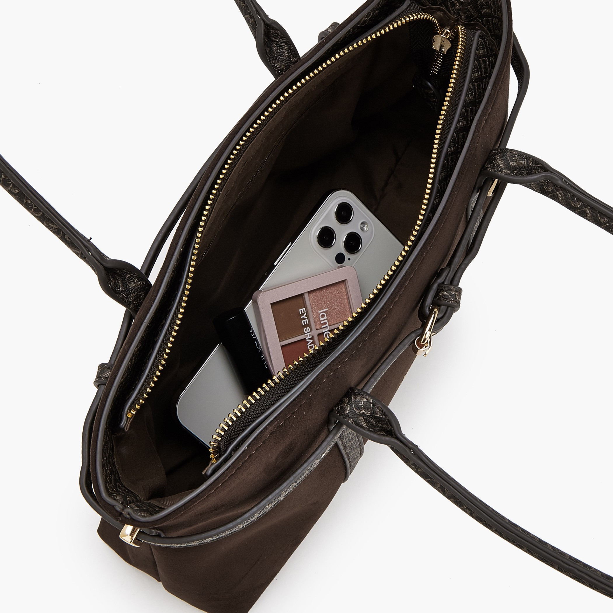 شنطة توتي مونوجرام بسحاب إغلاق من فلورا بيلا من شو إكسبريس-women-bagsandwallets-handbags-image-7