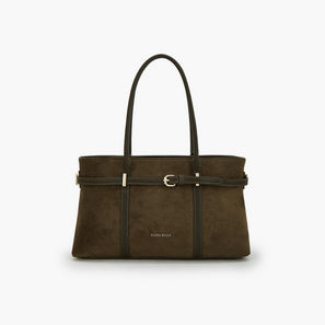 شنطة توتي بارزة الملمس بسحاب إغلاق من فلورا بيلا من شو إكسبريس-women-bagsandwallets-handbags-image-1