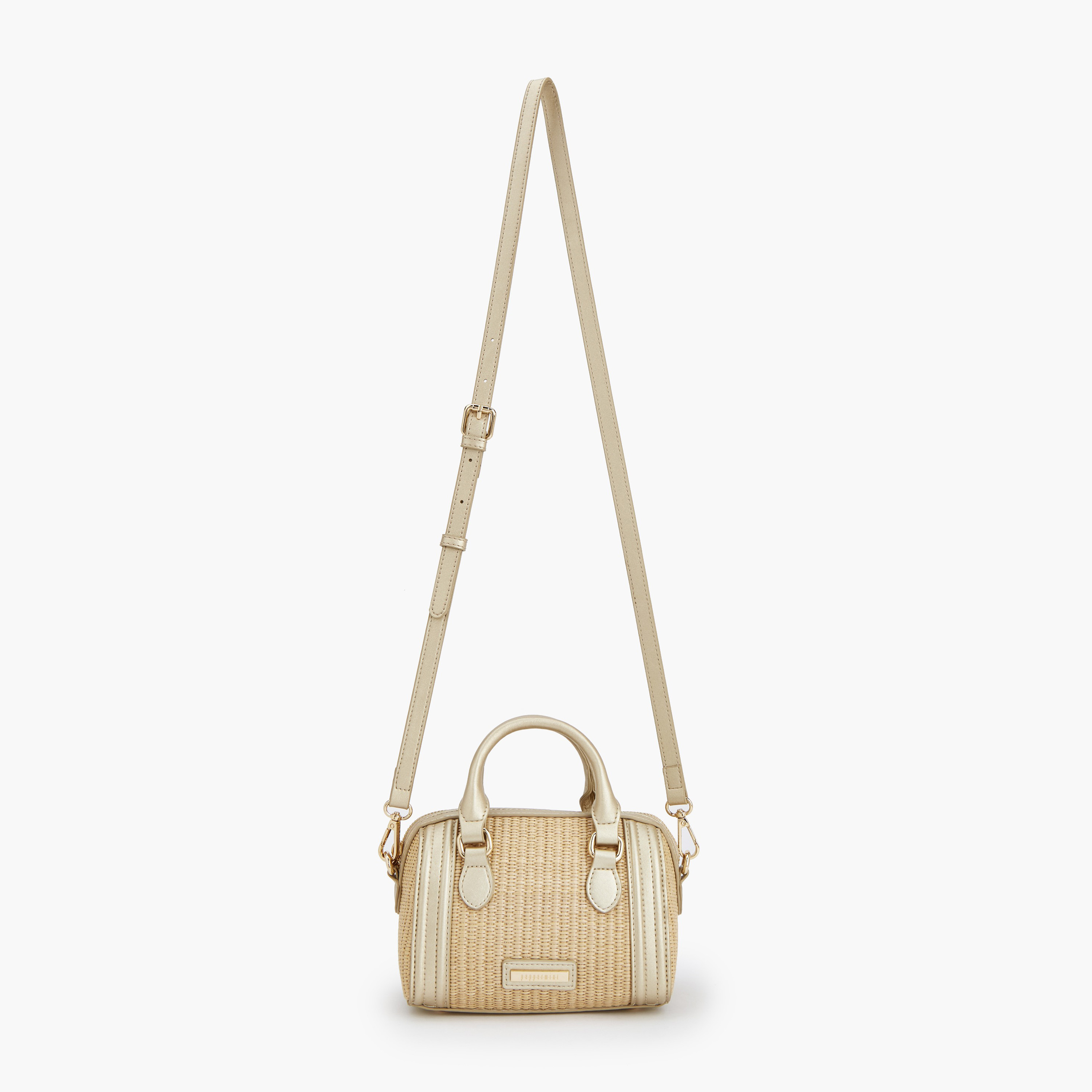 شنطة كروس بودي بارزة الملمس بمقبض مزدوج من بيبرمينت-women-bagsandwallets-handbags-image-2