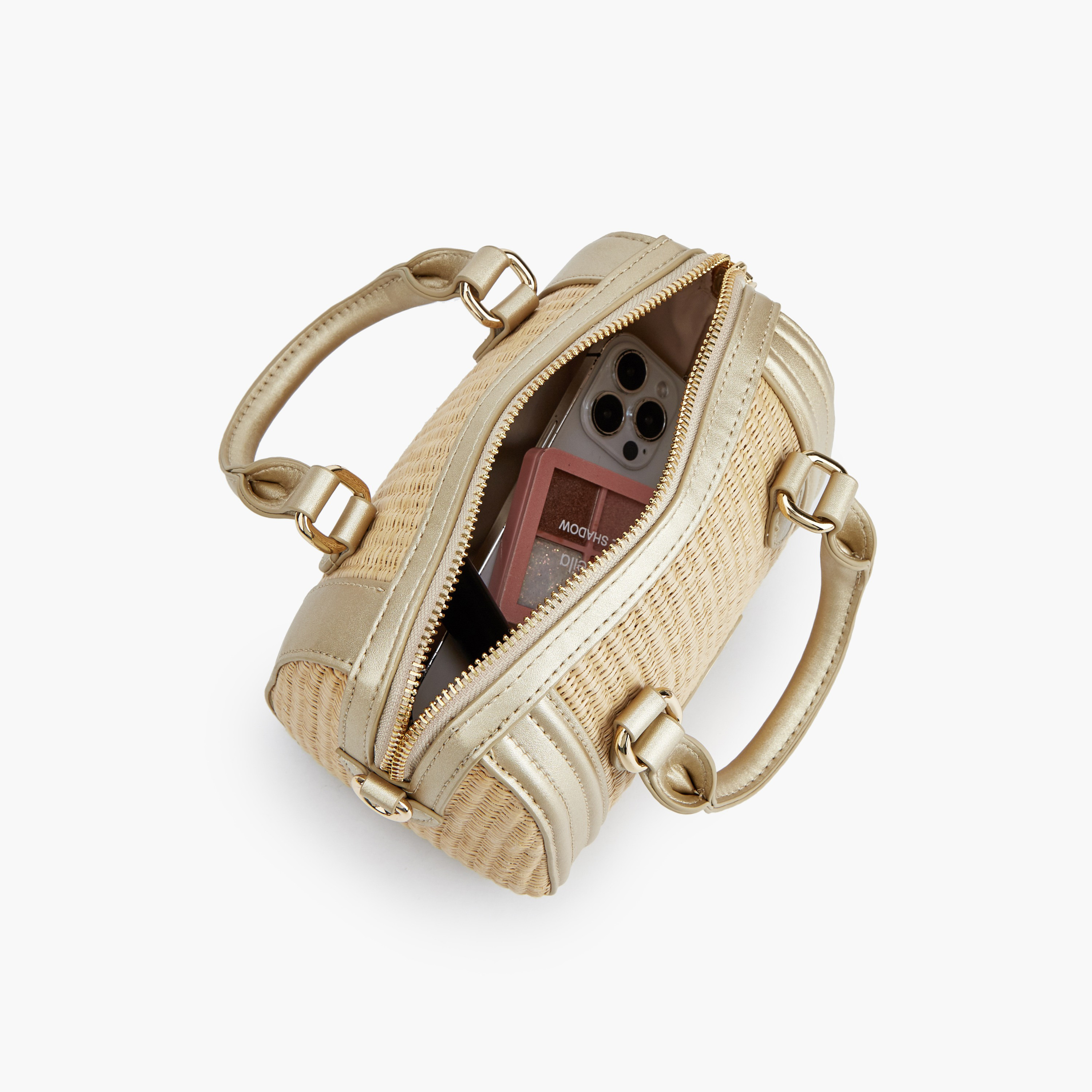 شنطة كروس بودي بارزة الملمس بمقبض مزدوج من بيبرمينت-women-bagsandwallets-handbags-image-7