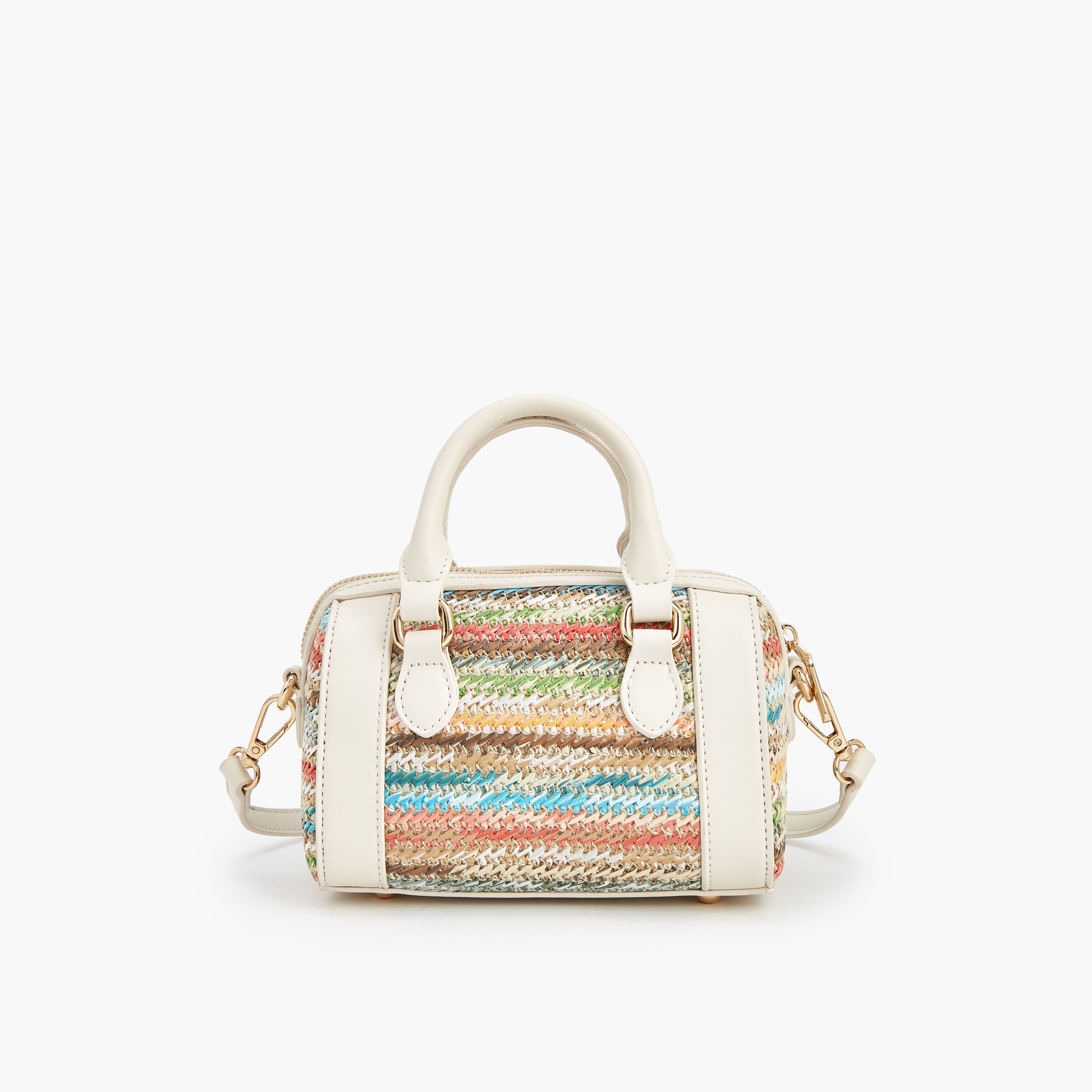 شنطة كروس بودي بارزة الملمس بمقبض مزدوج من بيبرمينت-women-bagsandwallets-handbags-image-5
