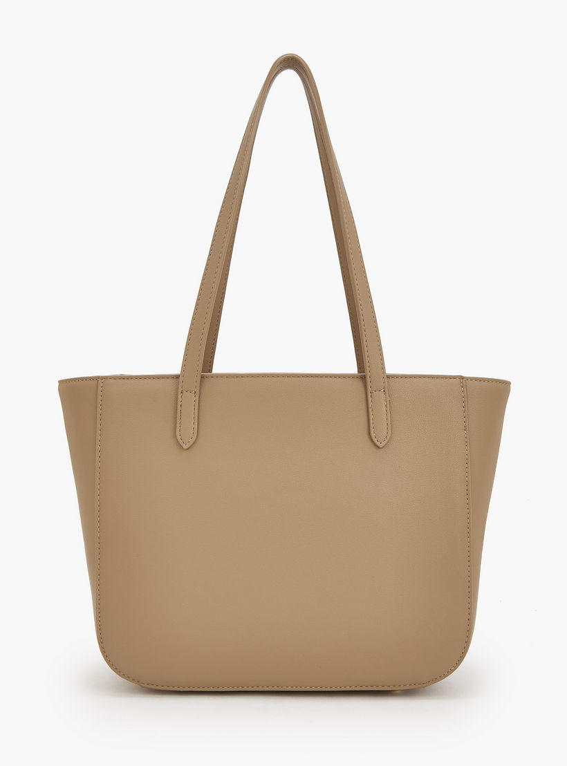 Flora Bella by Shoexpress Chevron Textured Tote Bag with Zipper Closure-women-bagsandwallets-handbags-image-2